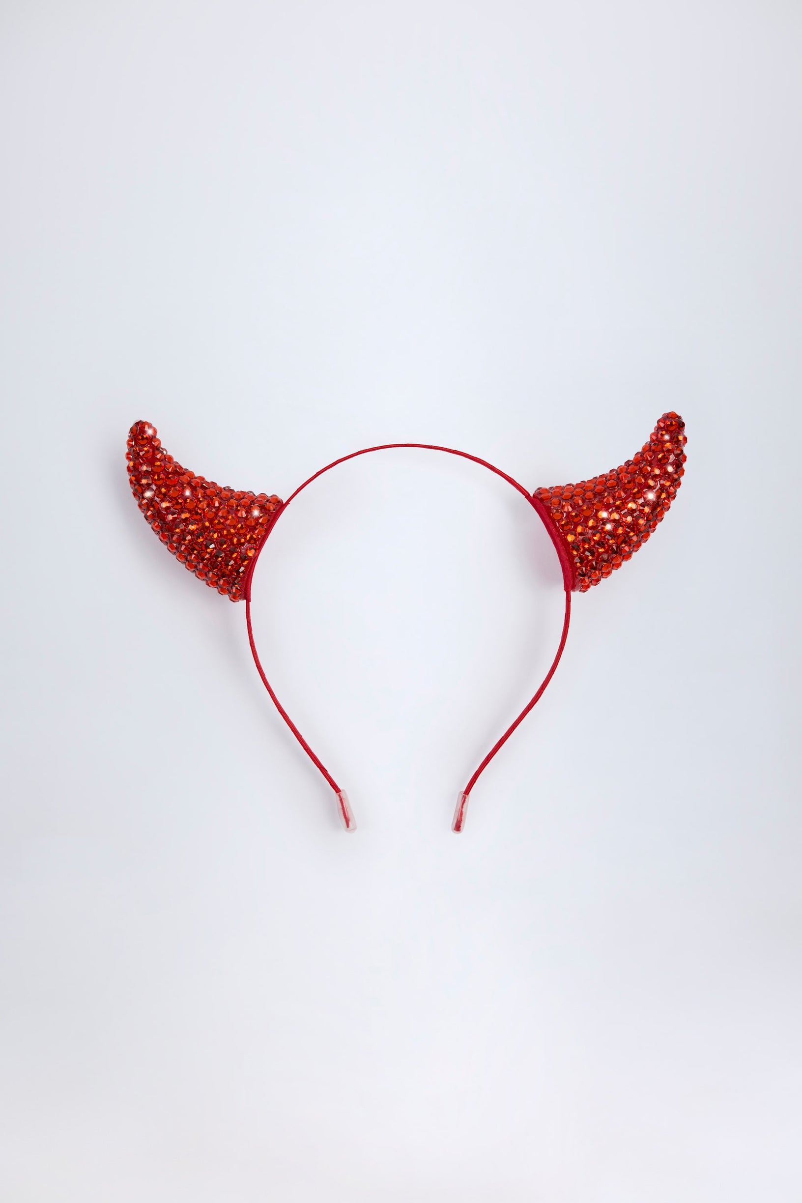 Devil Horns Headband in Fire Red - 2