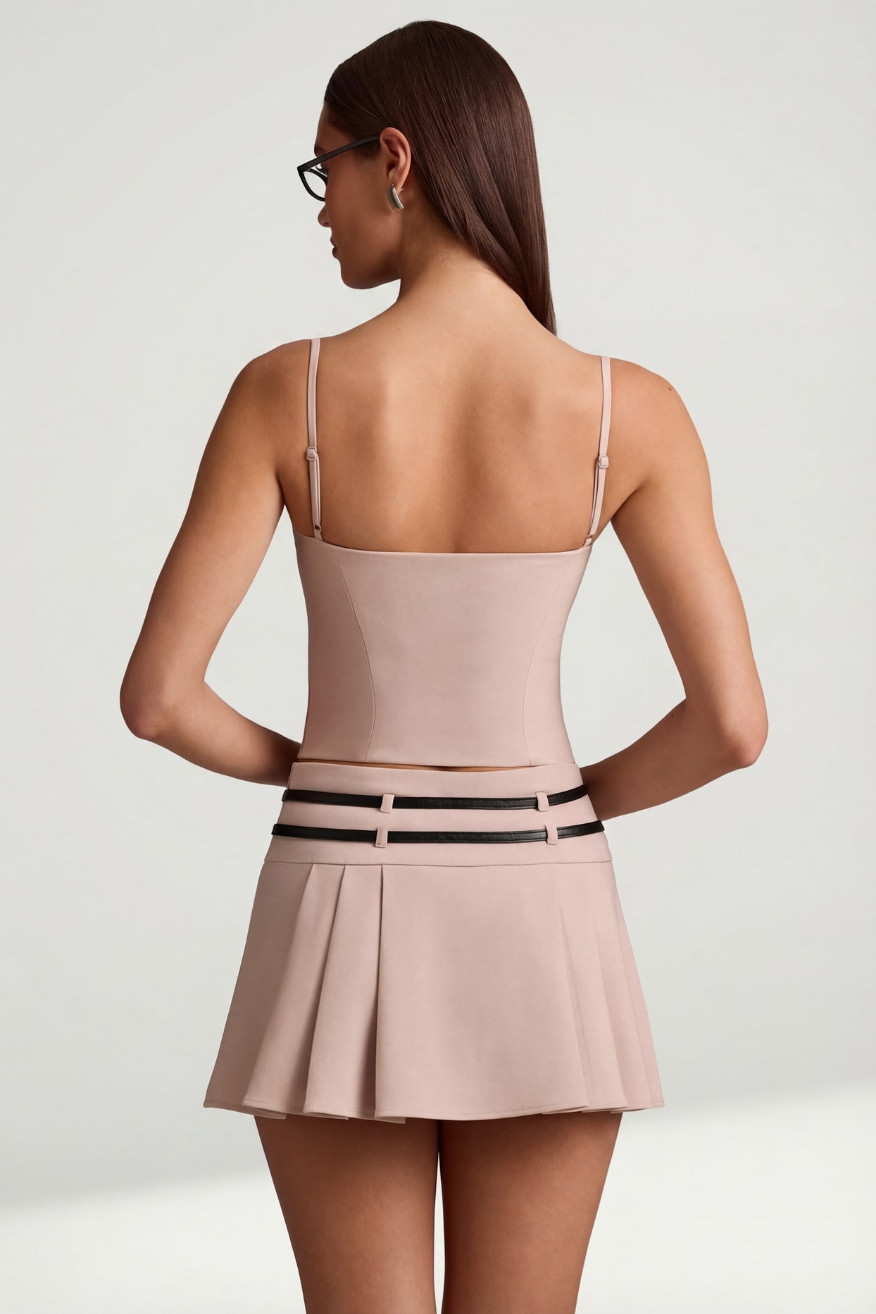 Cut-Top Camisole Top in Mushroom - 2