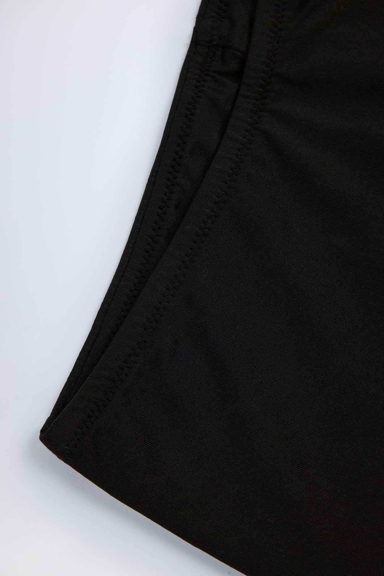 Slinky Jersey Low-Rise Hot Pants in Black - 7