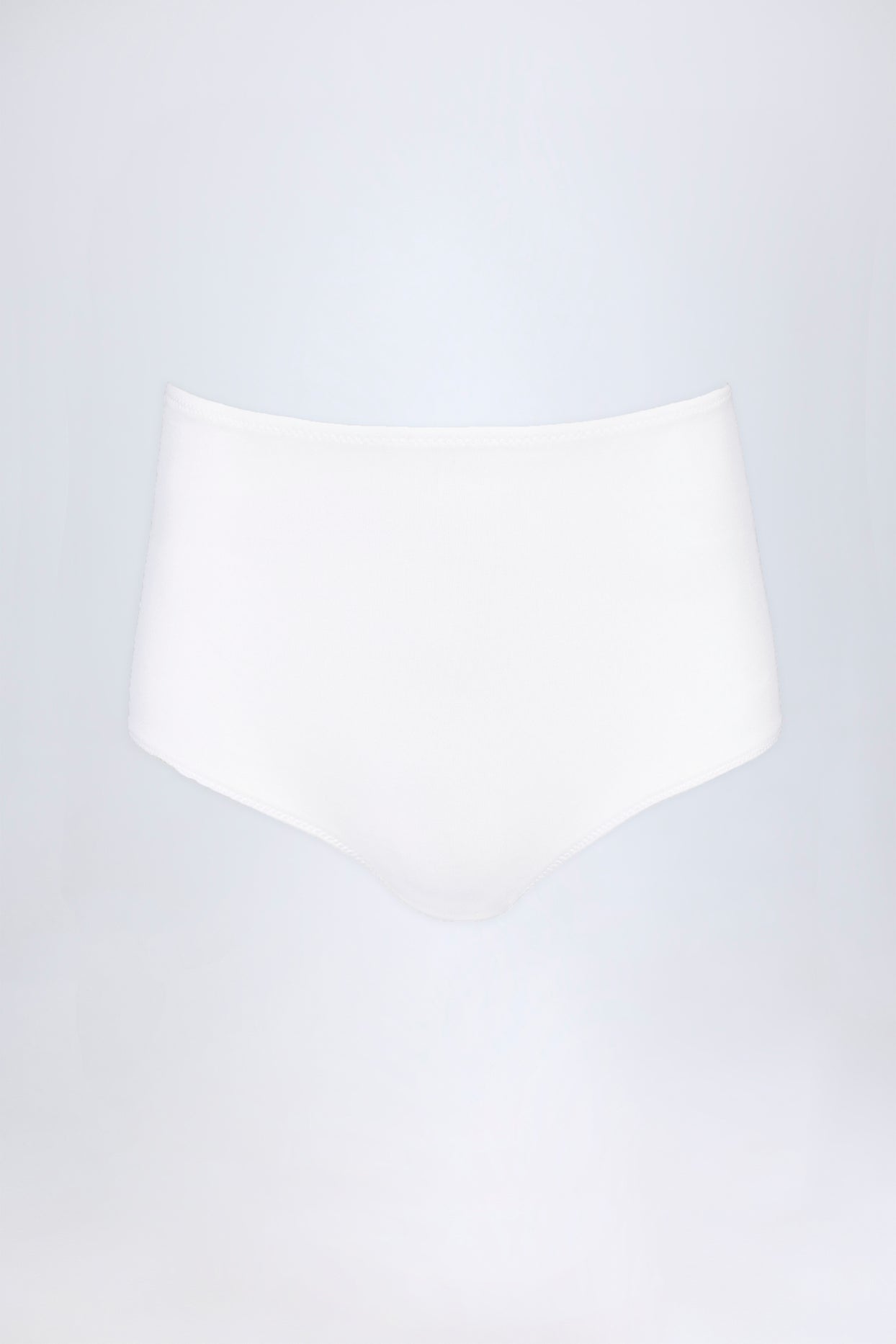 Slinky Jersey Low-Rise Hotpants in White - 5