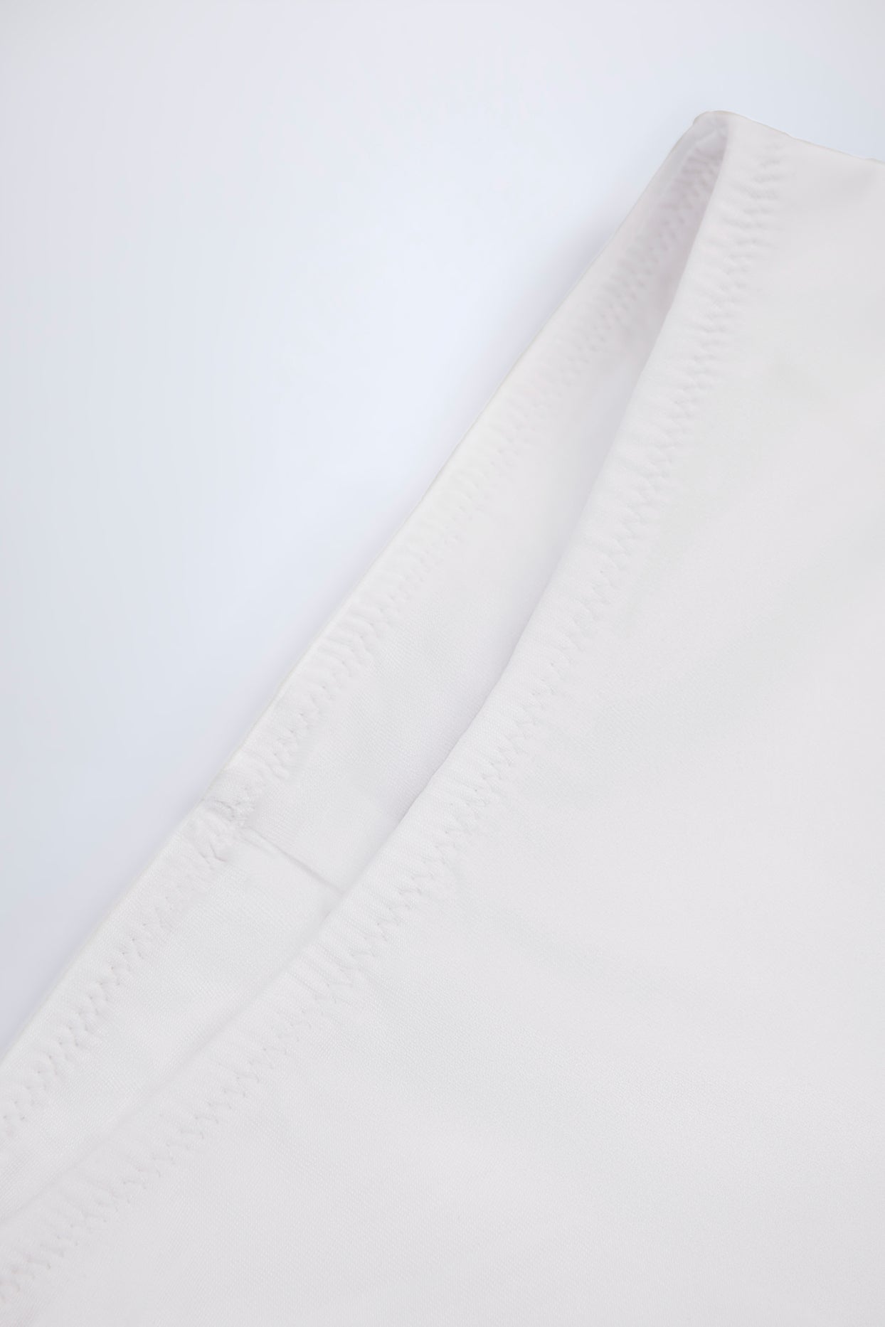 Slinky Jersey Low-Rise Hotpants in White - 7