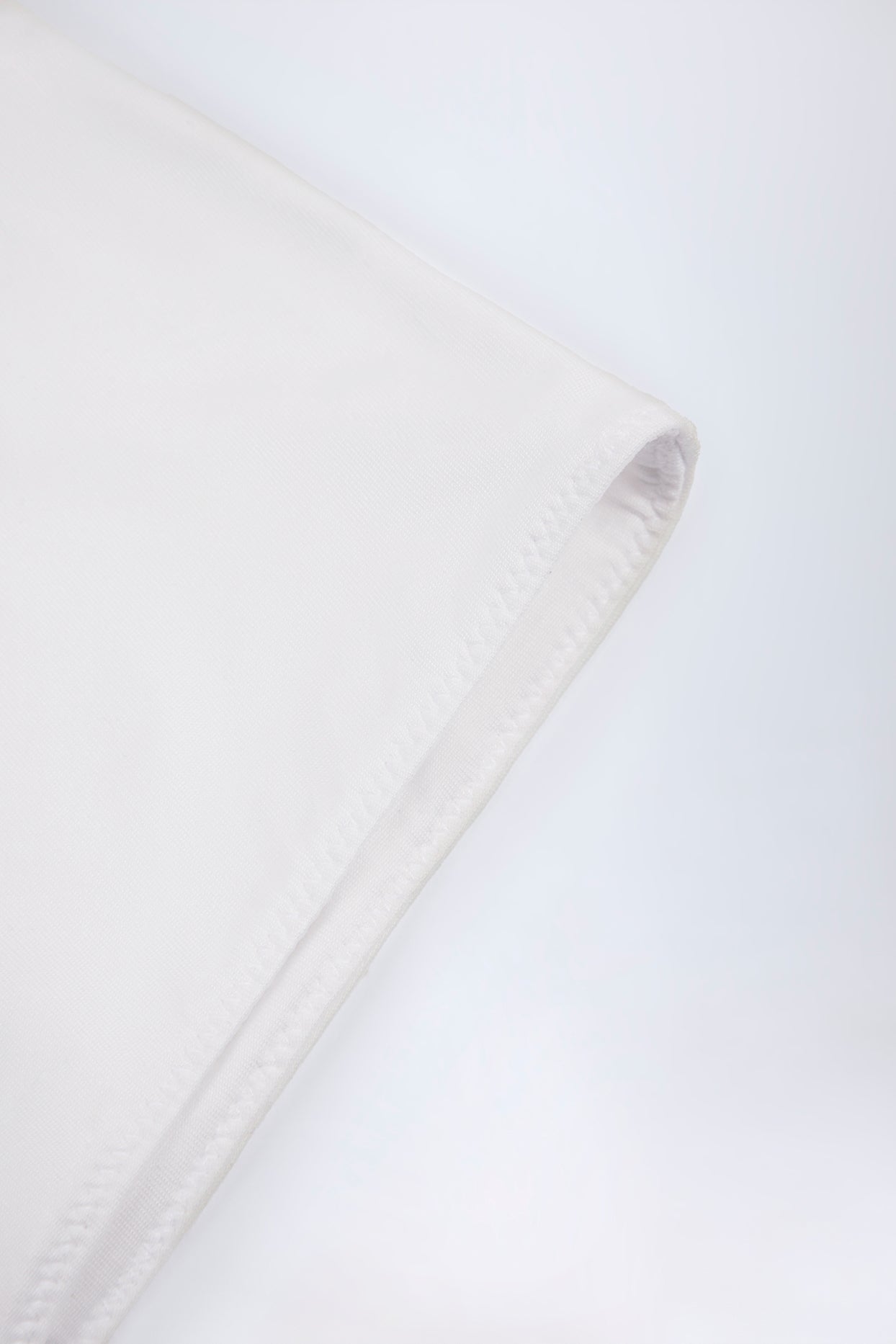 Slinky Jersey Low-Rise Hotpants in White - 8