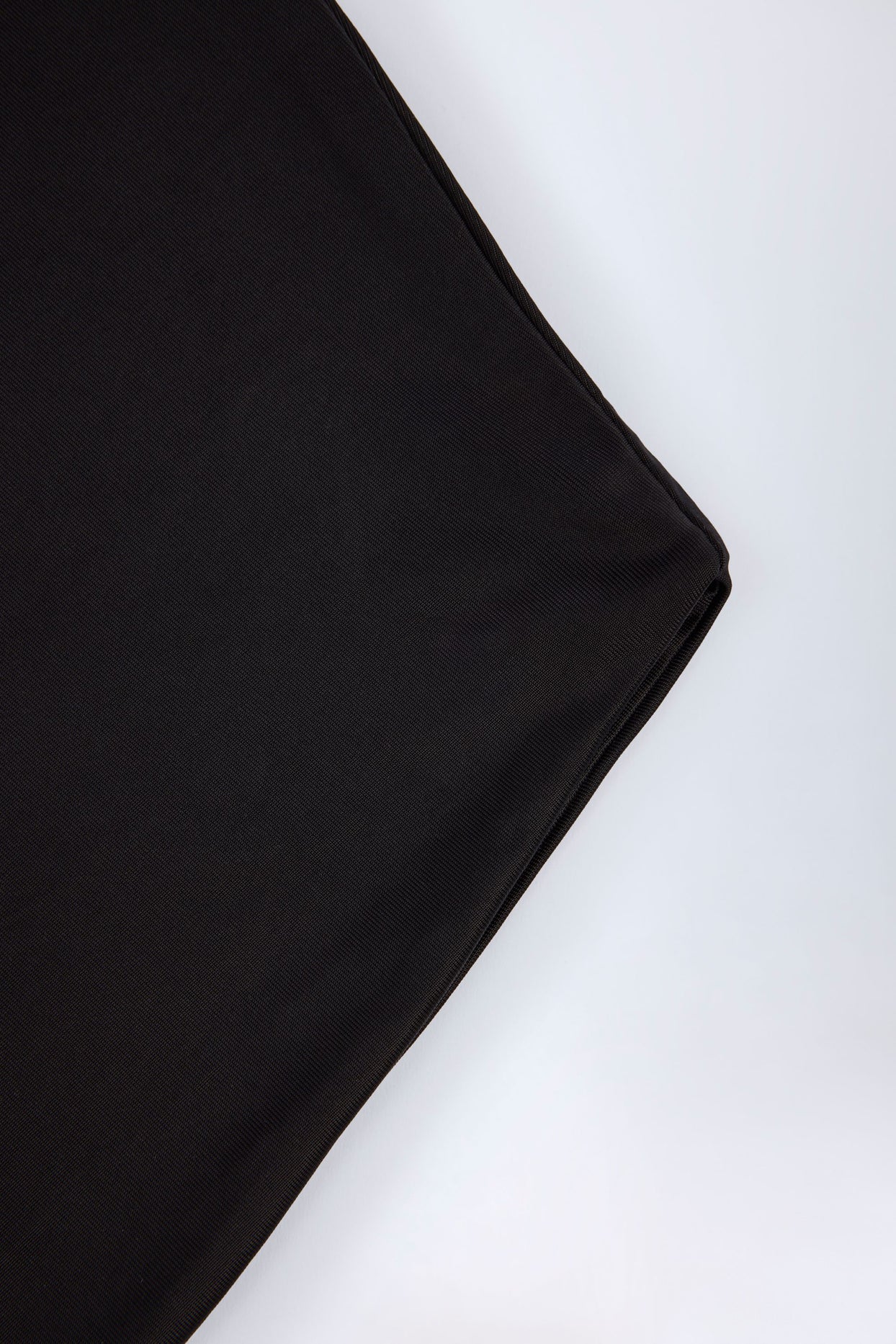 Slinky Jersey Backless Mini Dress in Black - 8