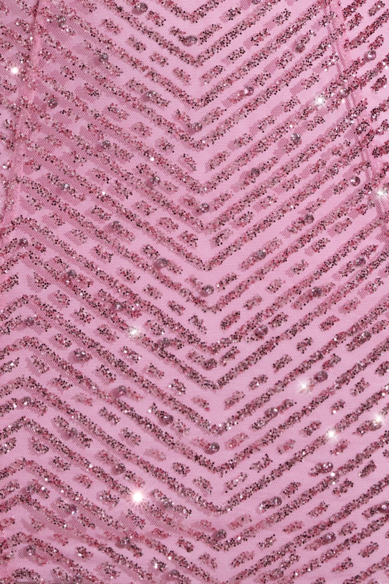 Embellished Halterneck Mini Dress in Pink - 7