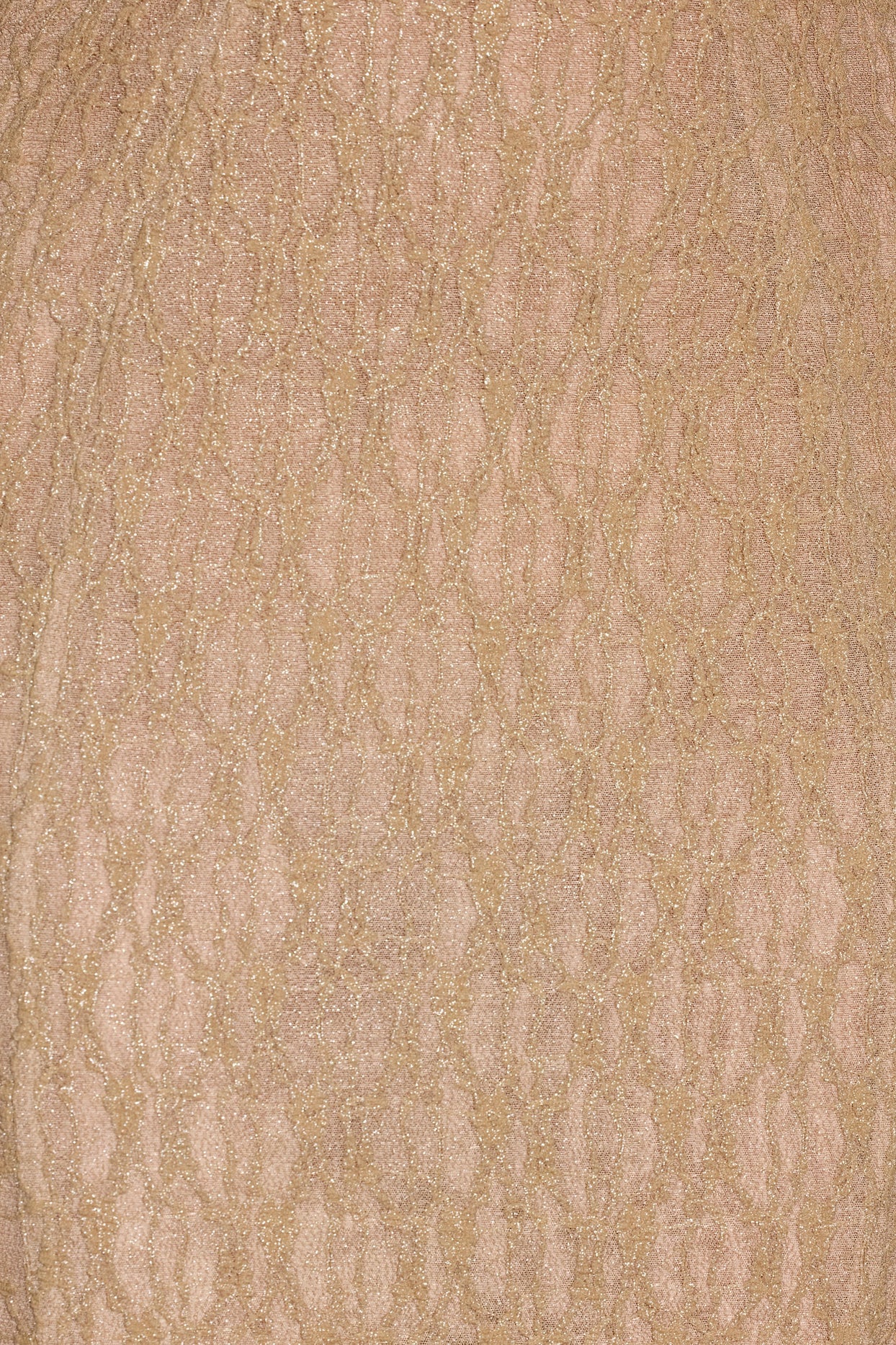 Metallic Lace Godet Fishtail Gown in Gold - 10