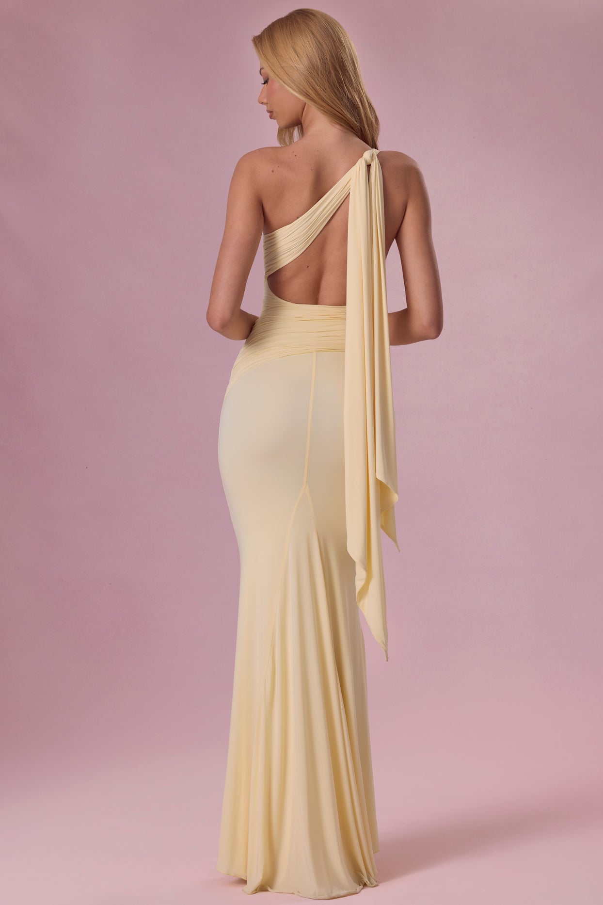 Jersey Bridesmaid Dress in Butter - 5
