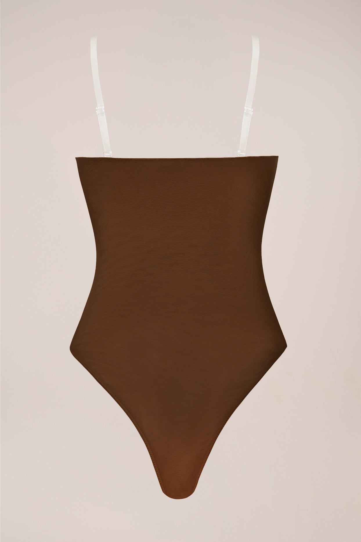 Strapless Bodysuit in Chestnut - 2
