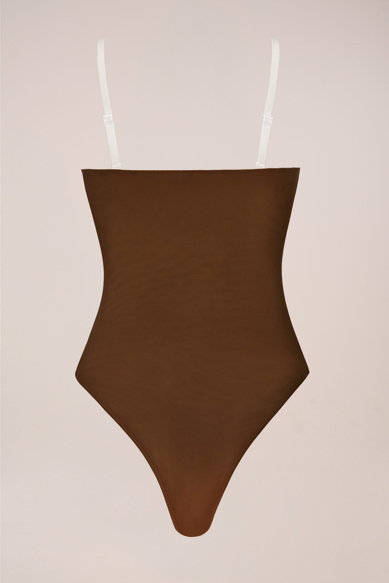Strapless Bodysuit in Chestnut - 2