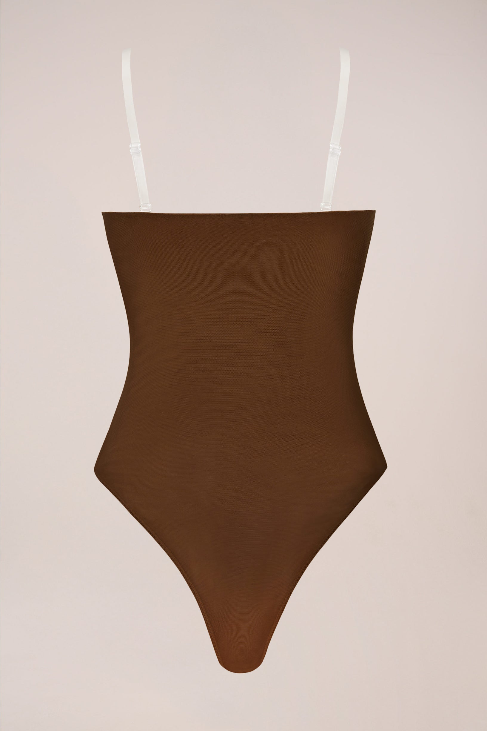 Strapless Bodysuit in Chestnut - 2