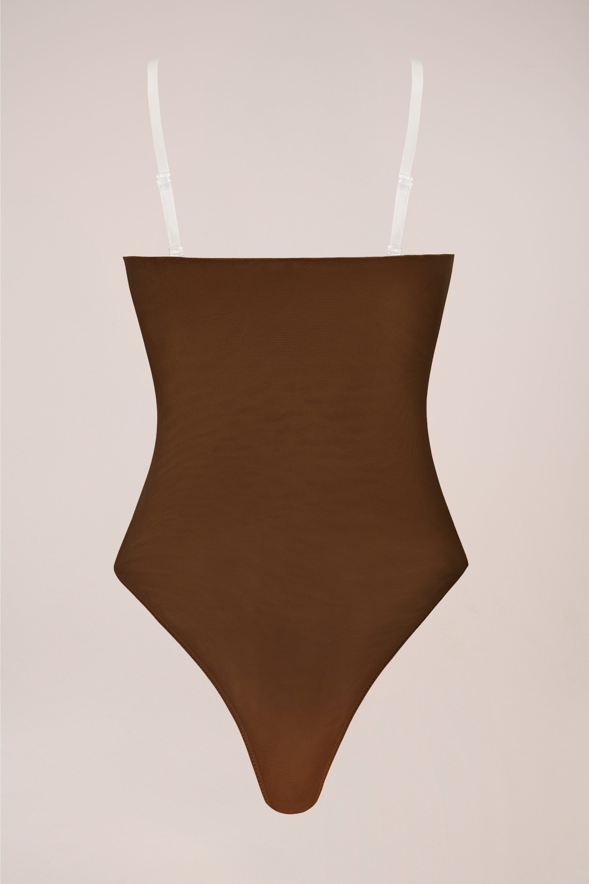 Strapless Bodysuit in Chestnut - 2
