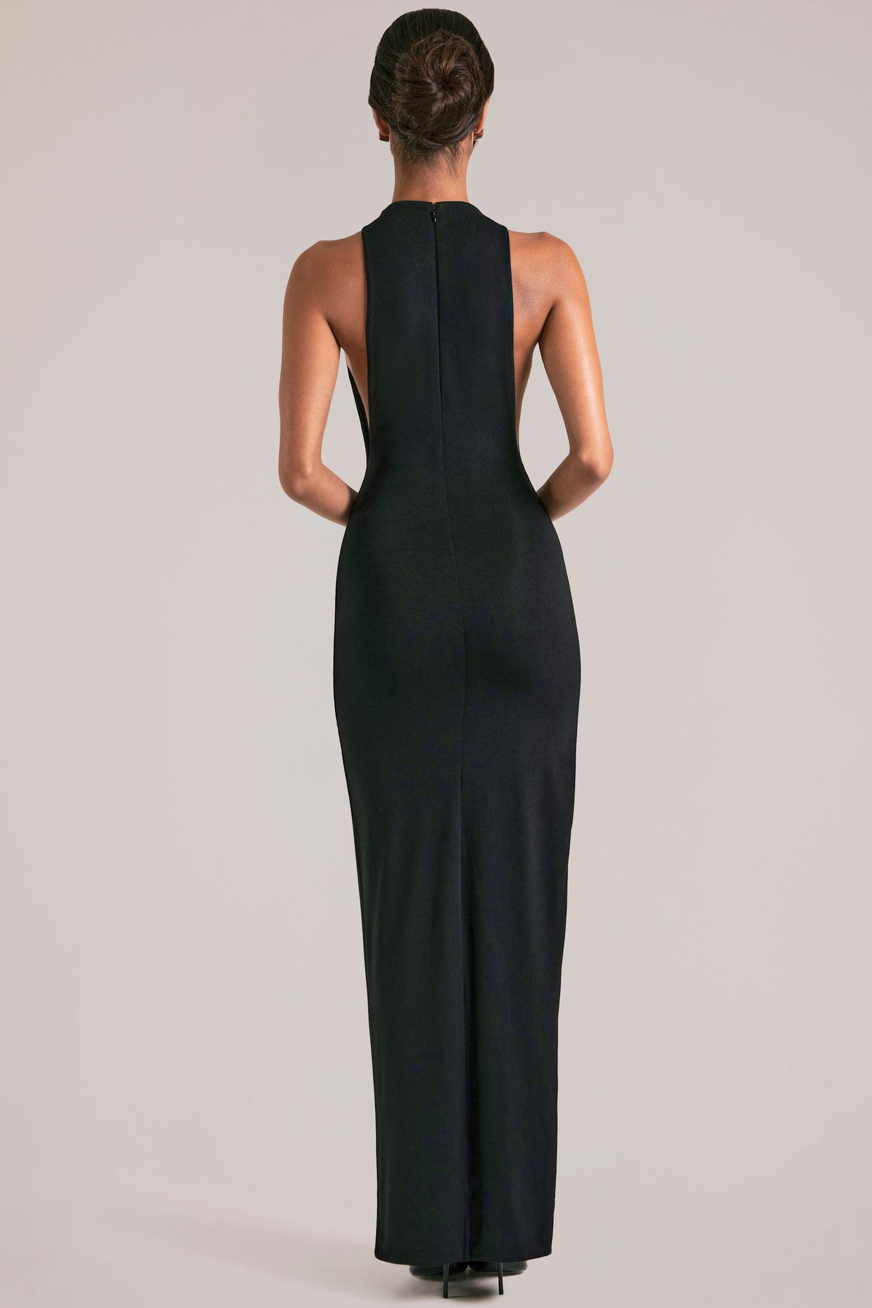 Sleeveless Maxi Dress  in Black - 6