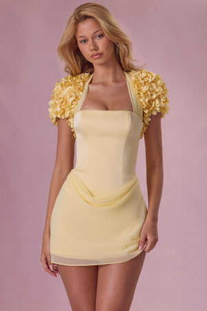 Cropped Bolero  in Butter Yellow