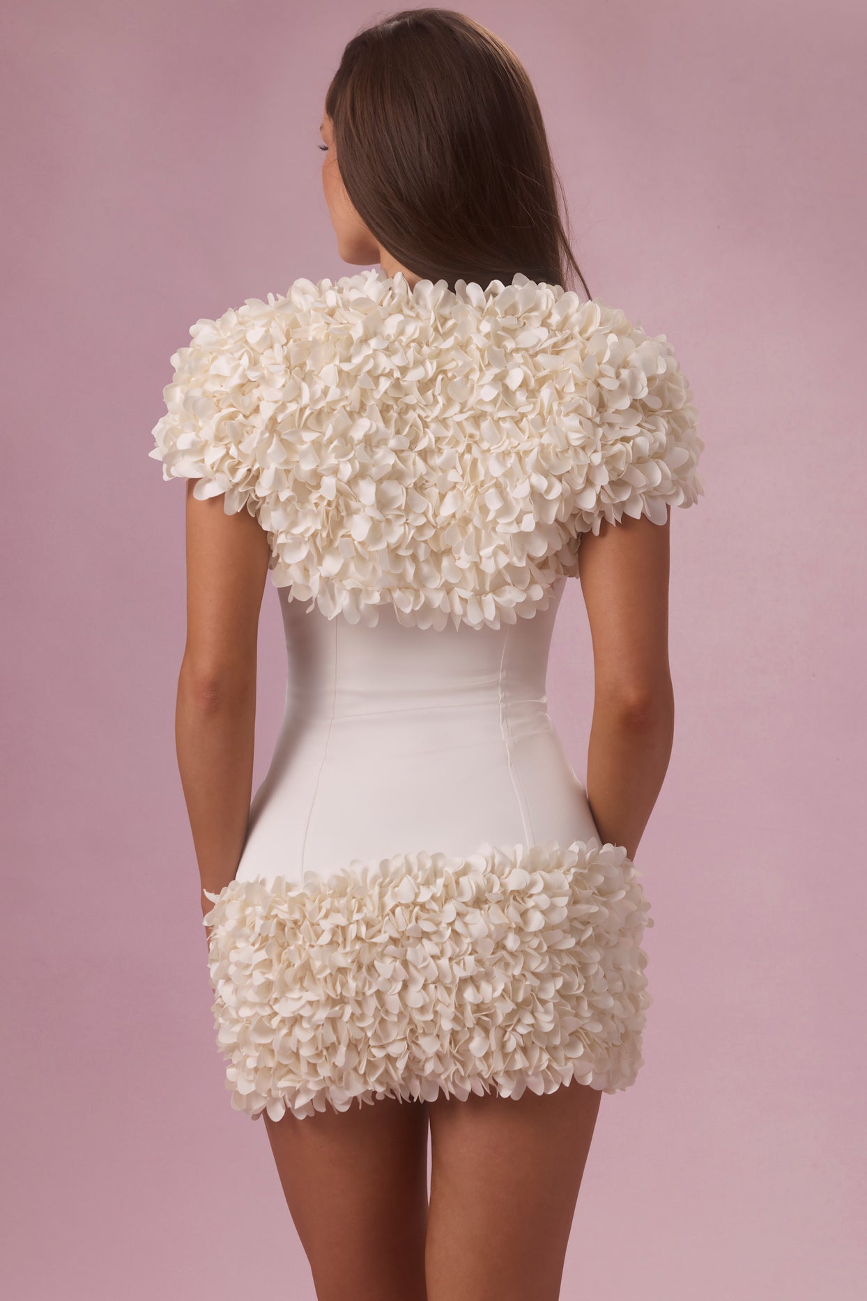Cropped Bolero  in Pearl - 2