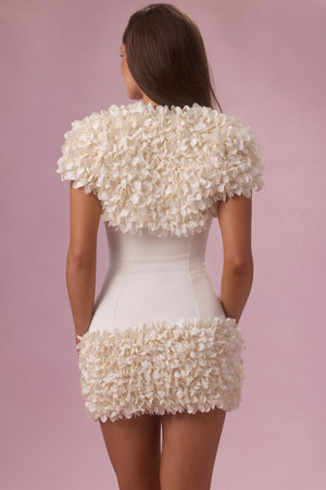 Cropped Bolero  in Ivory