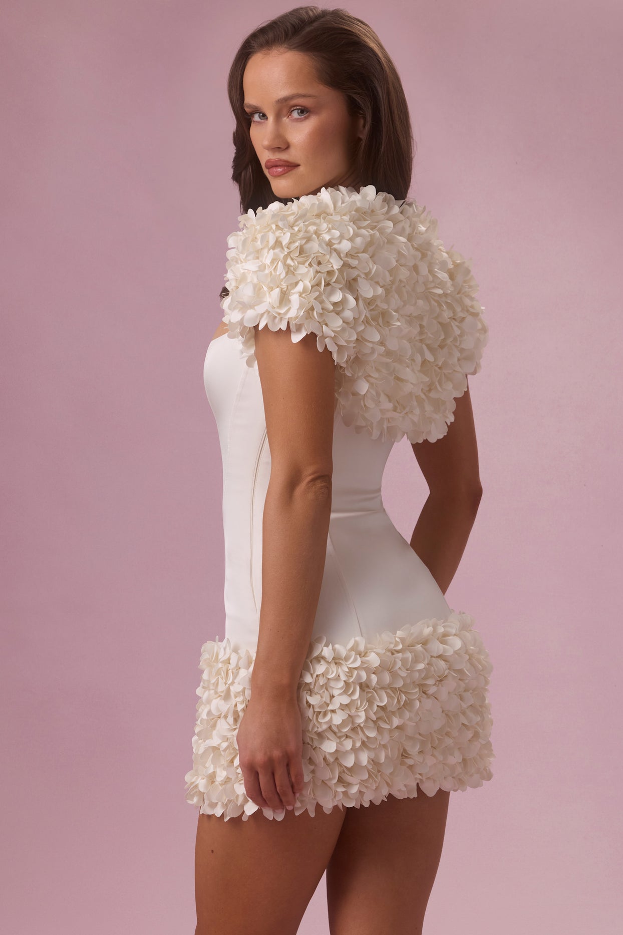 Cropped Bolero  in Pearl - 5