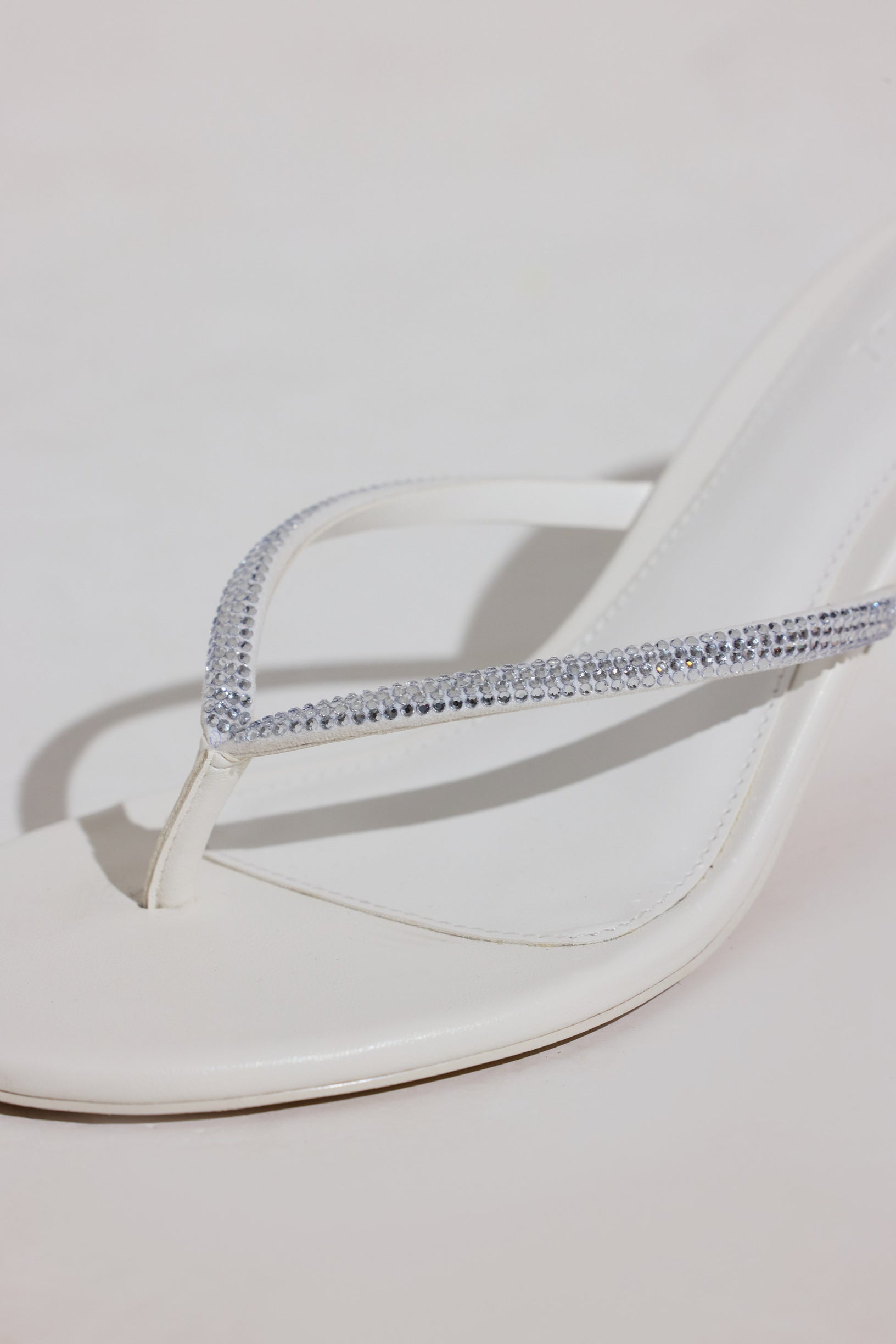 Heeled Sandal  in White - 2