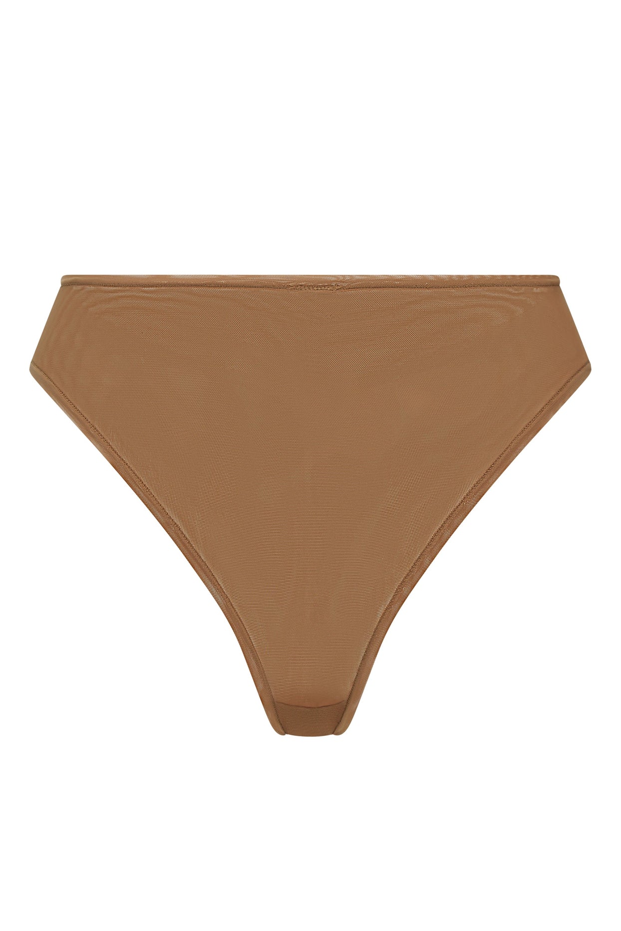 Soft Mesh Brief in Almond