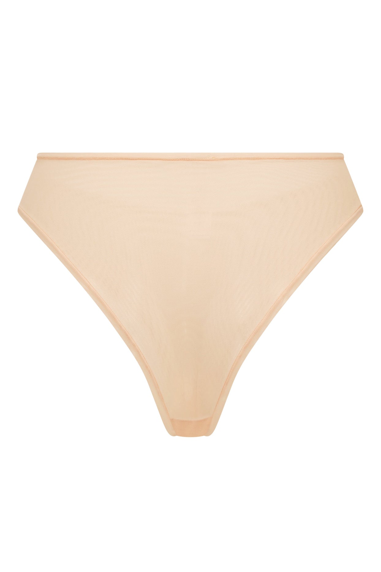 Soft Mesh Brief in Beige