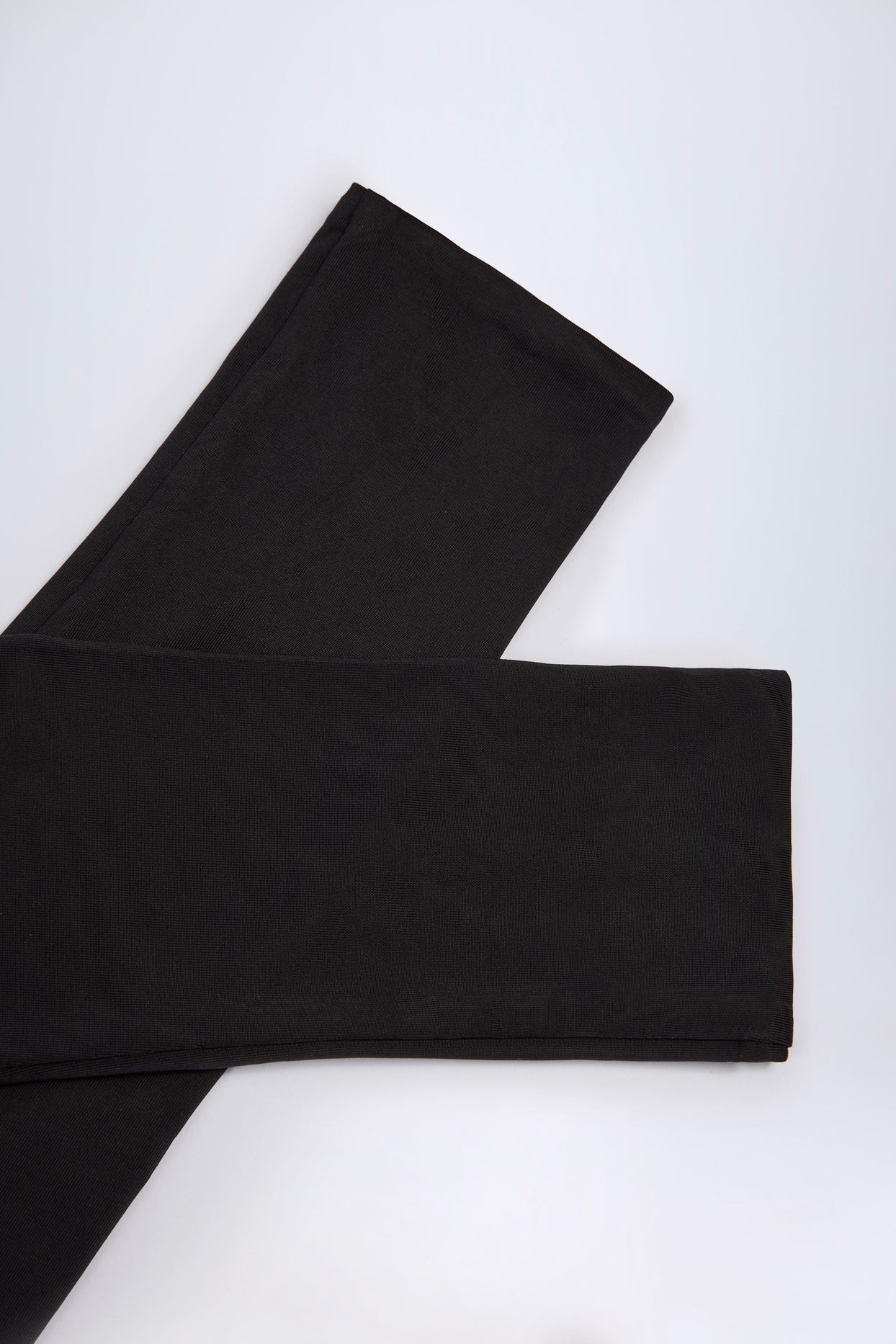 High Neck Long Sleeve Jumpsuit in Black - 7