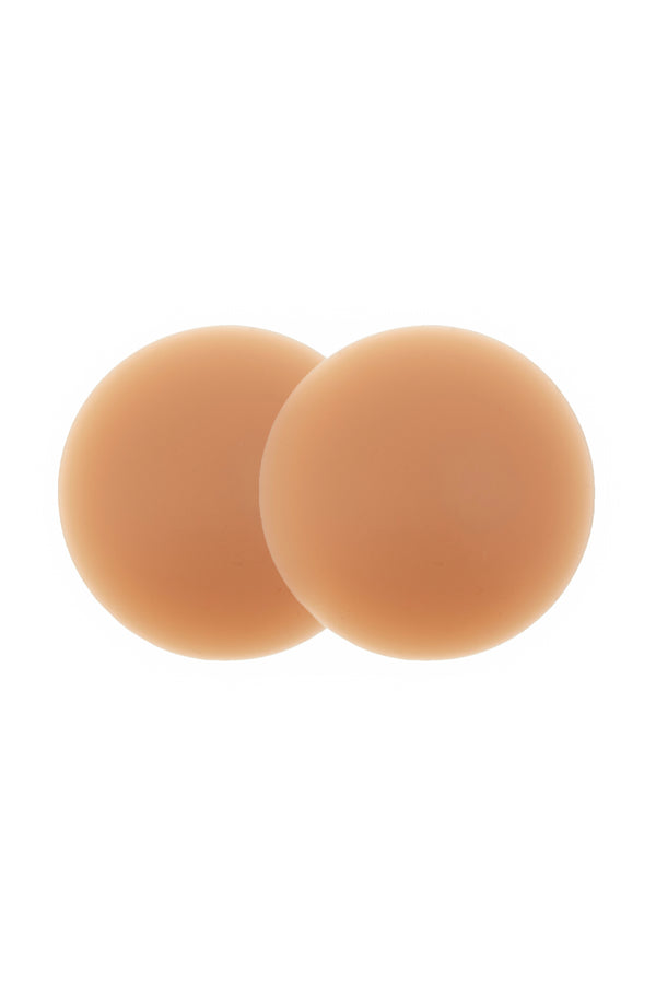 Reusable Silicone Nipple Covers in Almond - 2