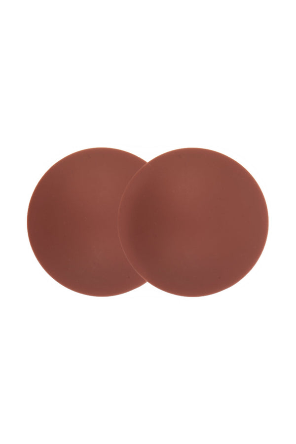 Reusable Silicone Nipple Covers in Chestnut - 2