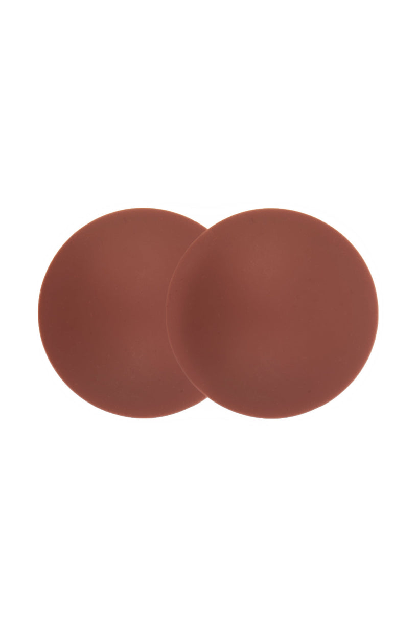Reusable Silicone Nipple Covers in Chestnut - 2