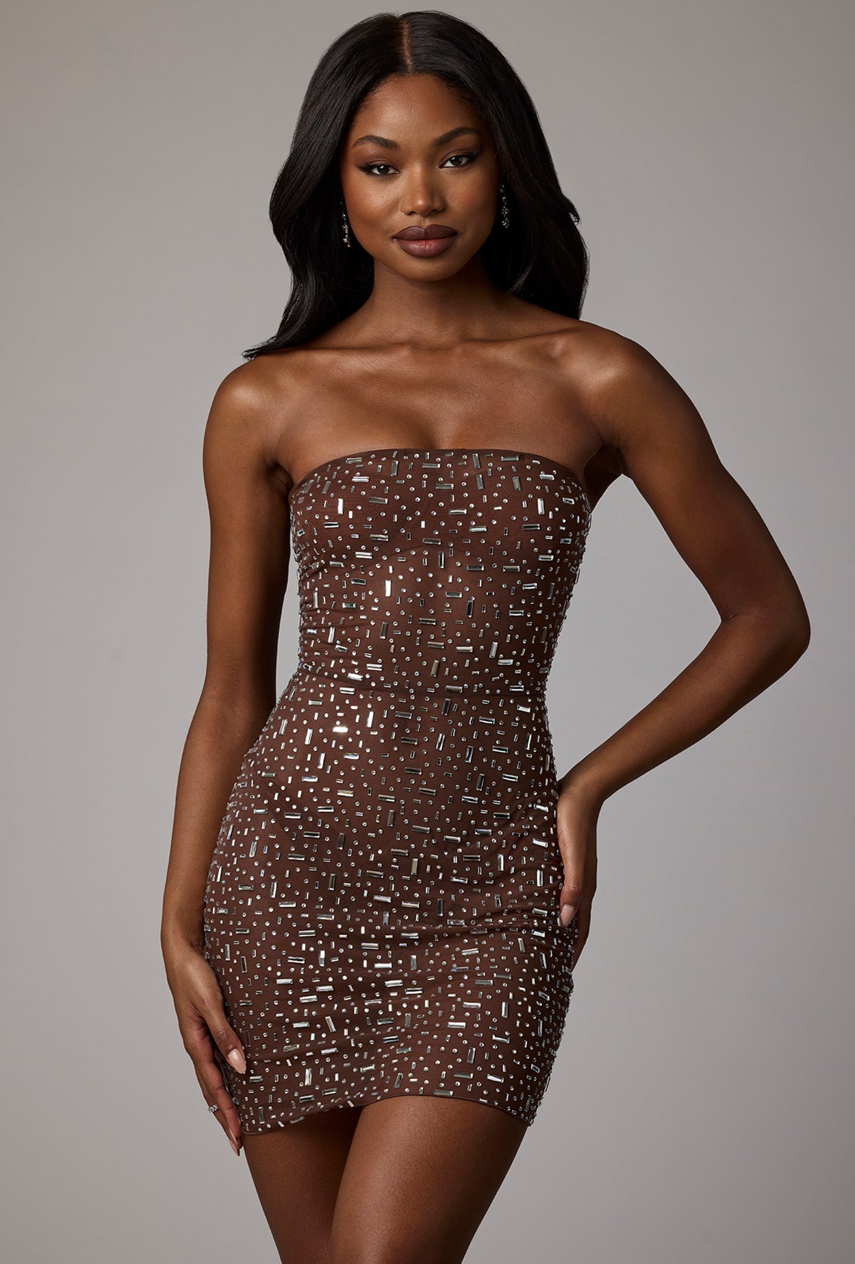 Bodycon on sale embellished dress