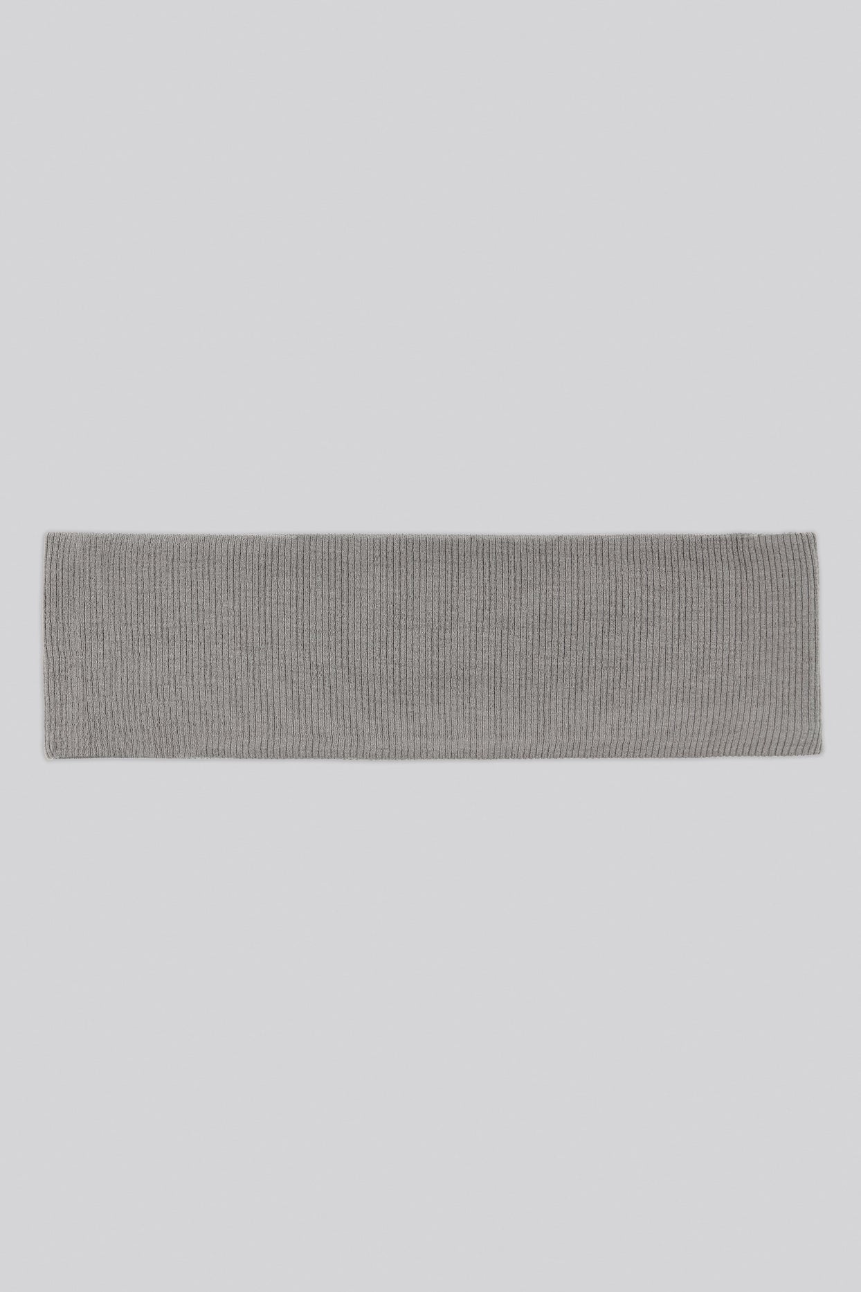 Ribbed Modal Headband in Grey