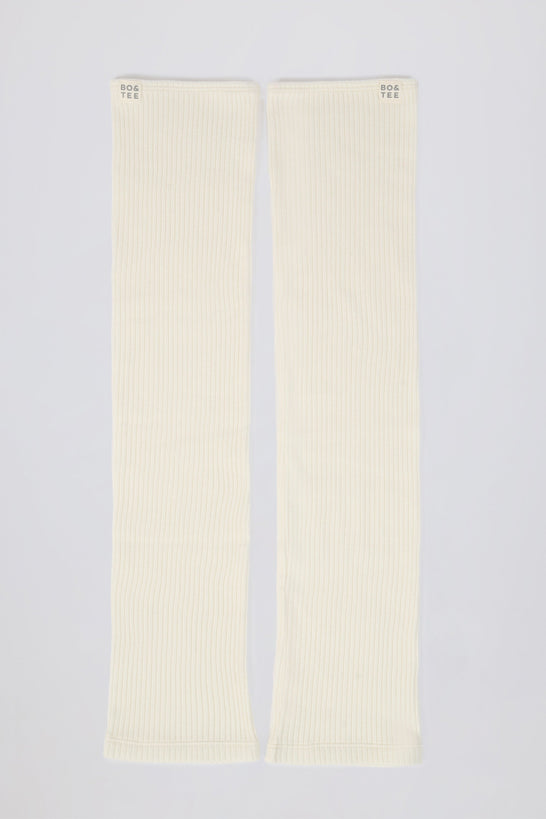 Leg Warmers in Soft White