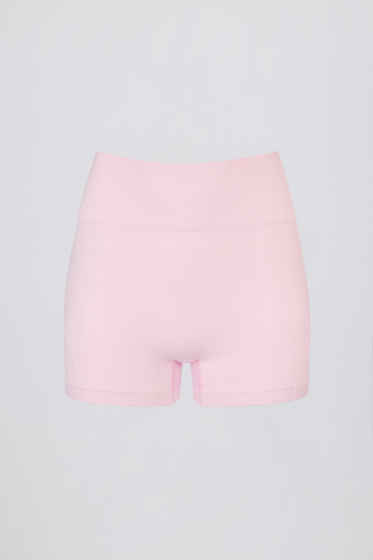 Super Sculpt Seamless Mini Shorts in Soft Pink - 3
