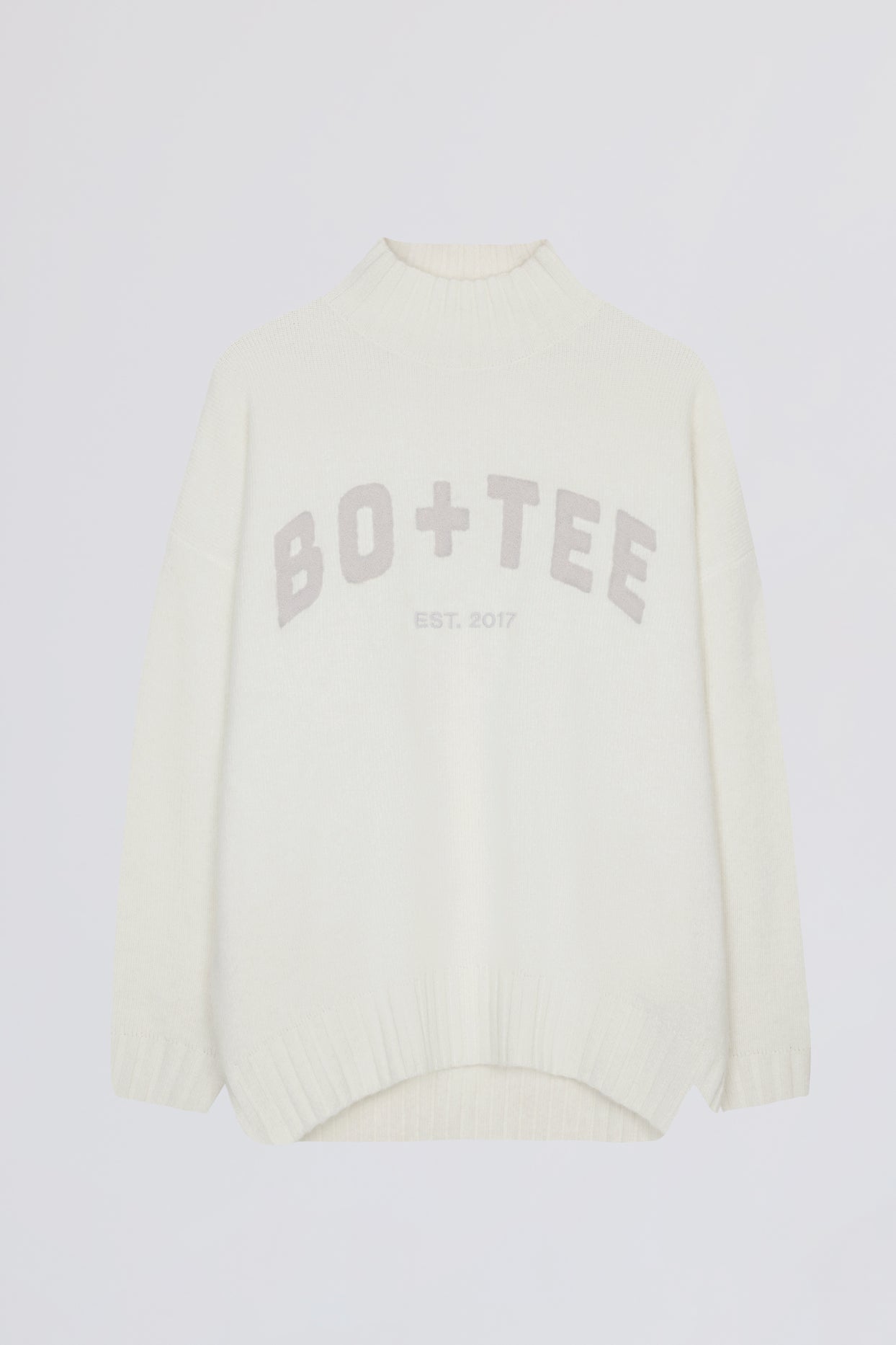 Soft Knit Oversized Jumper in Coconut - 4