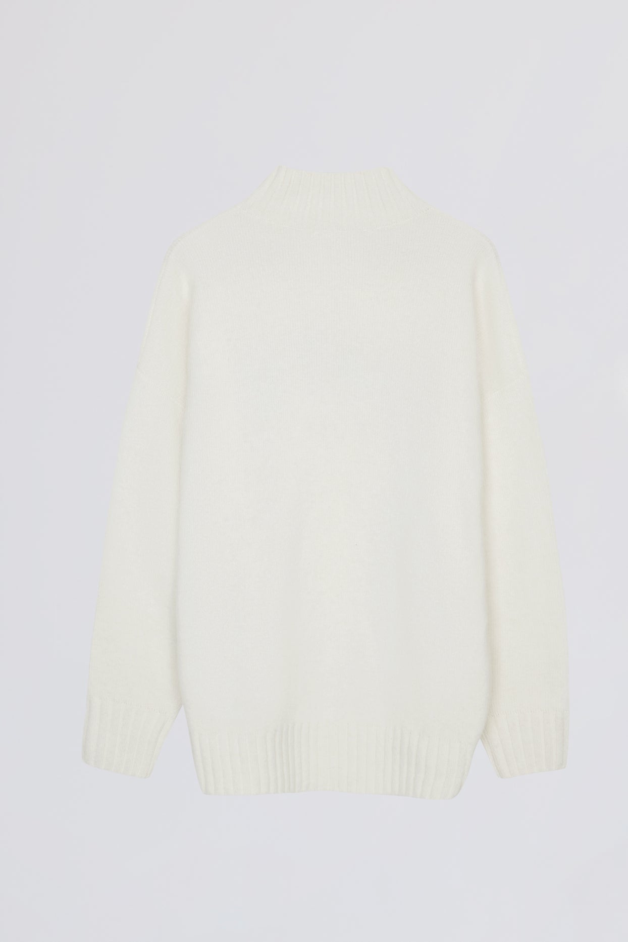 Soft Knit Oversized Jumper in Coconut - 5