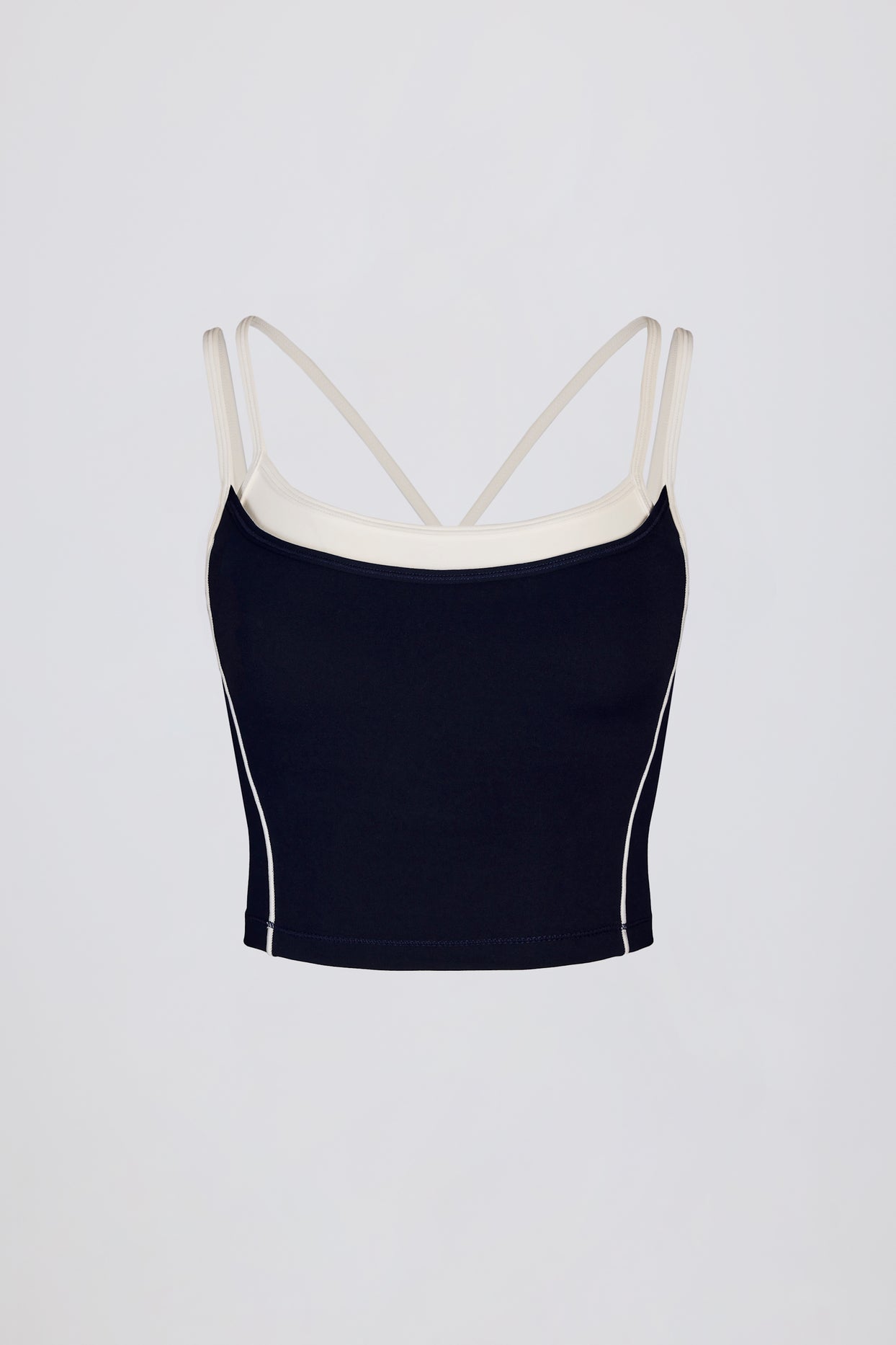 Soft Active Layered Tank Top in Midnight - 4