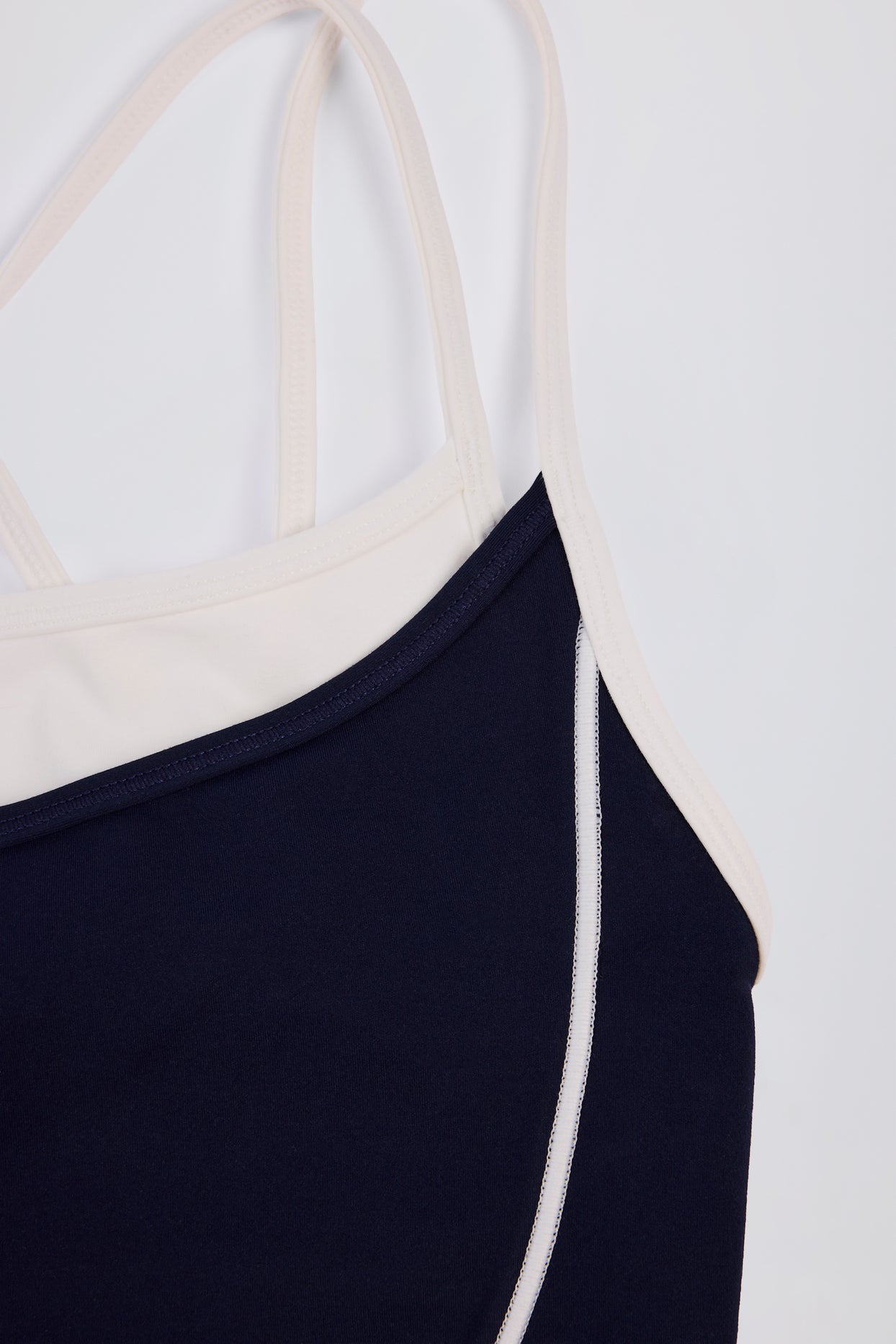 Soft Active Layered Tank Top in Midnight - 6