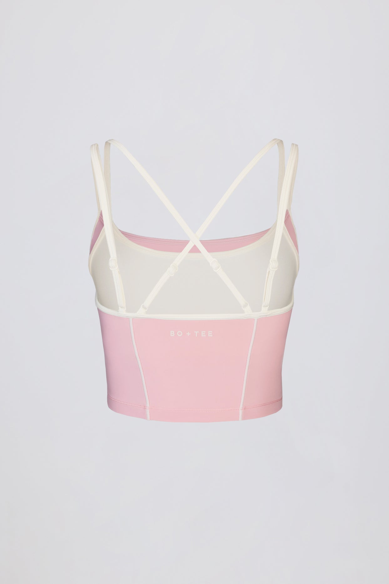 Soft Active Layered Tank Top in Powder Pink - 5