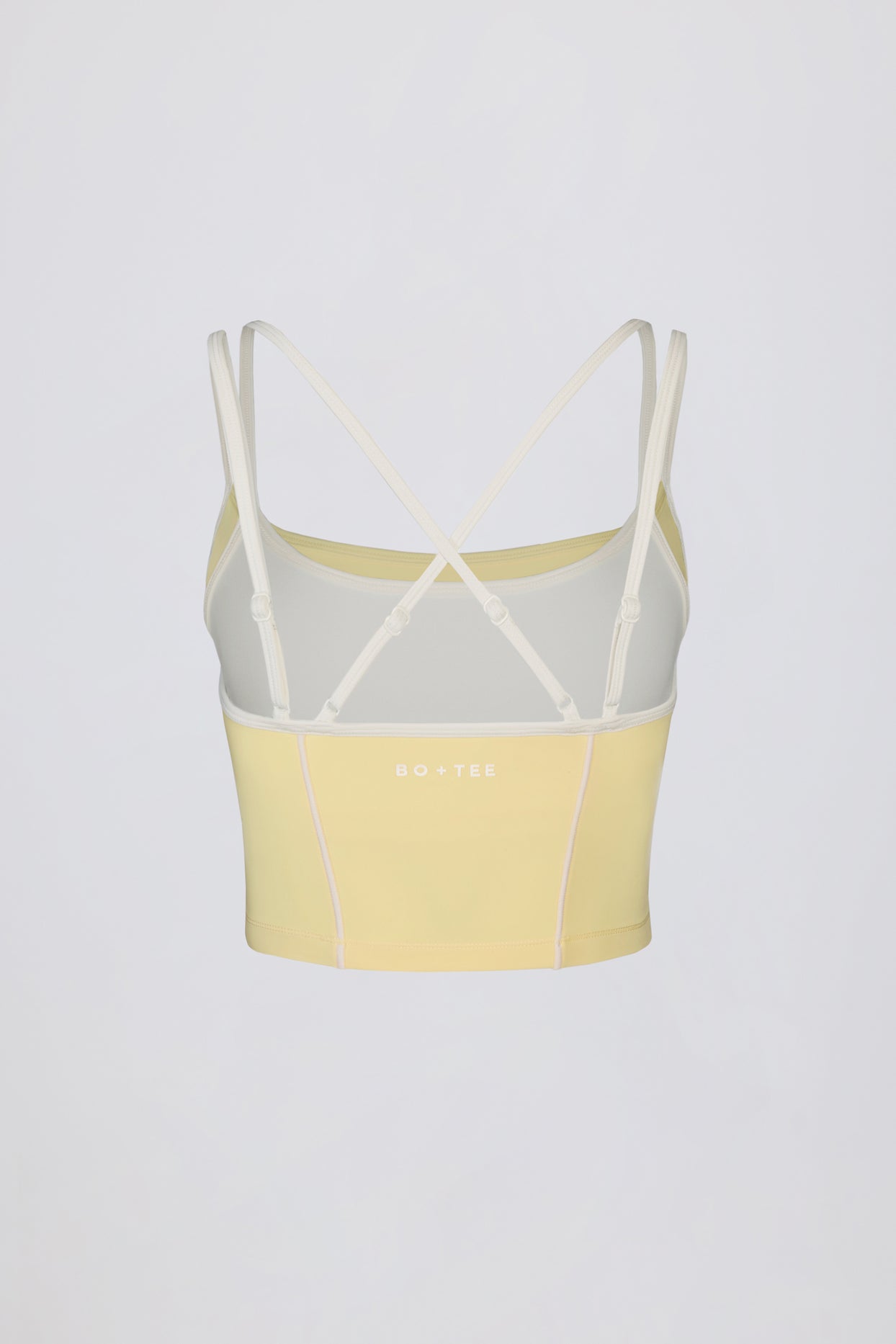 Soft Active Layered Tank Top in Soft Yellow - 5