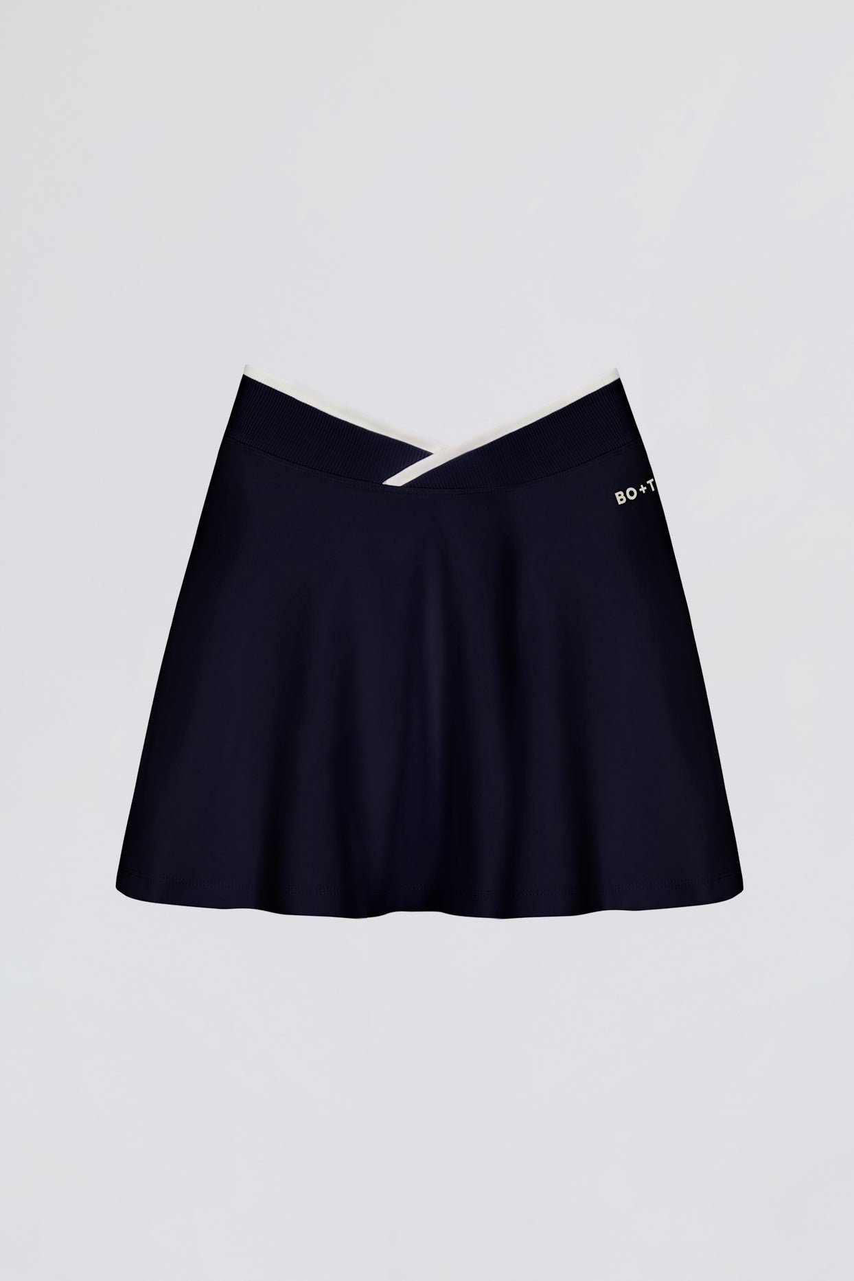 Soft Active Crossover Mini Skort in Midnight - 4