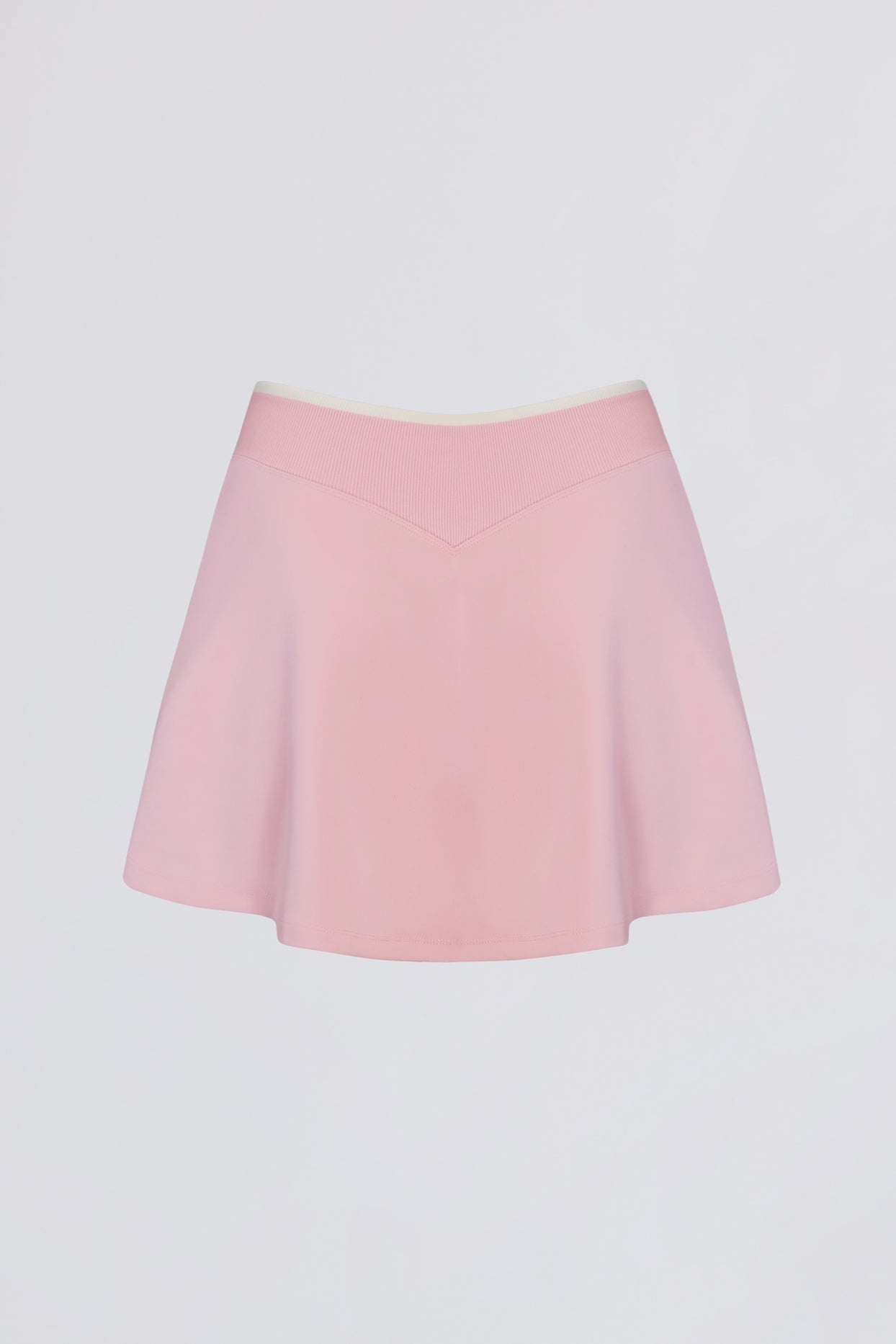 Soft Active Crossover Mini Skort in Powder Pink - 5