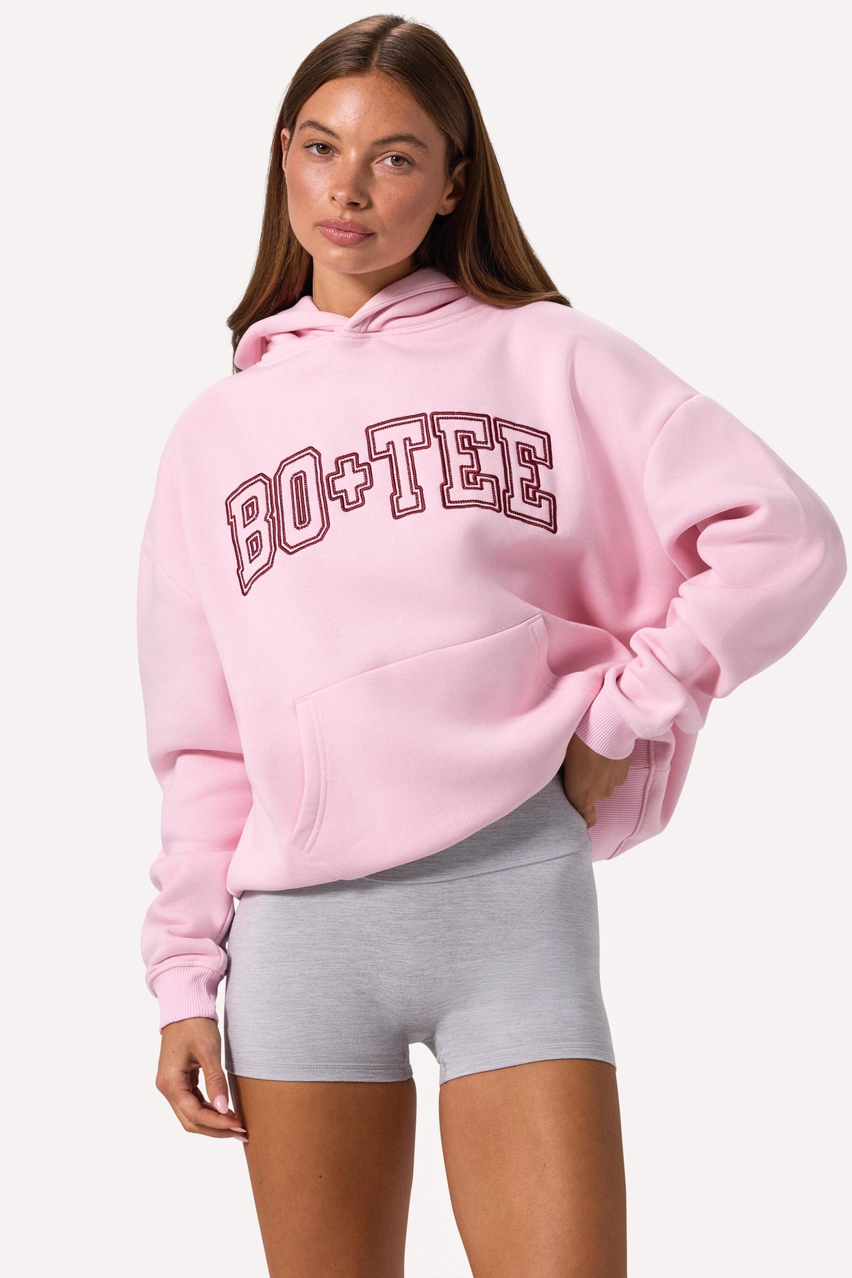 Embroidered Oversized Hoodie in Bloom - 1