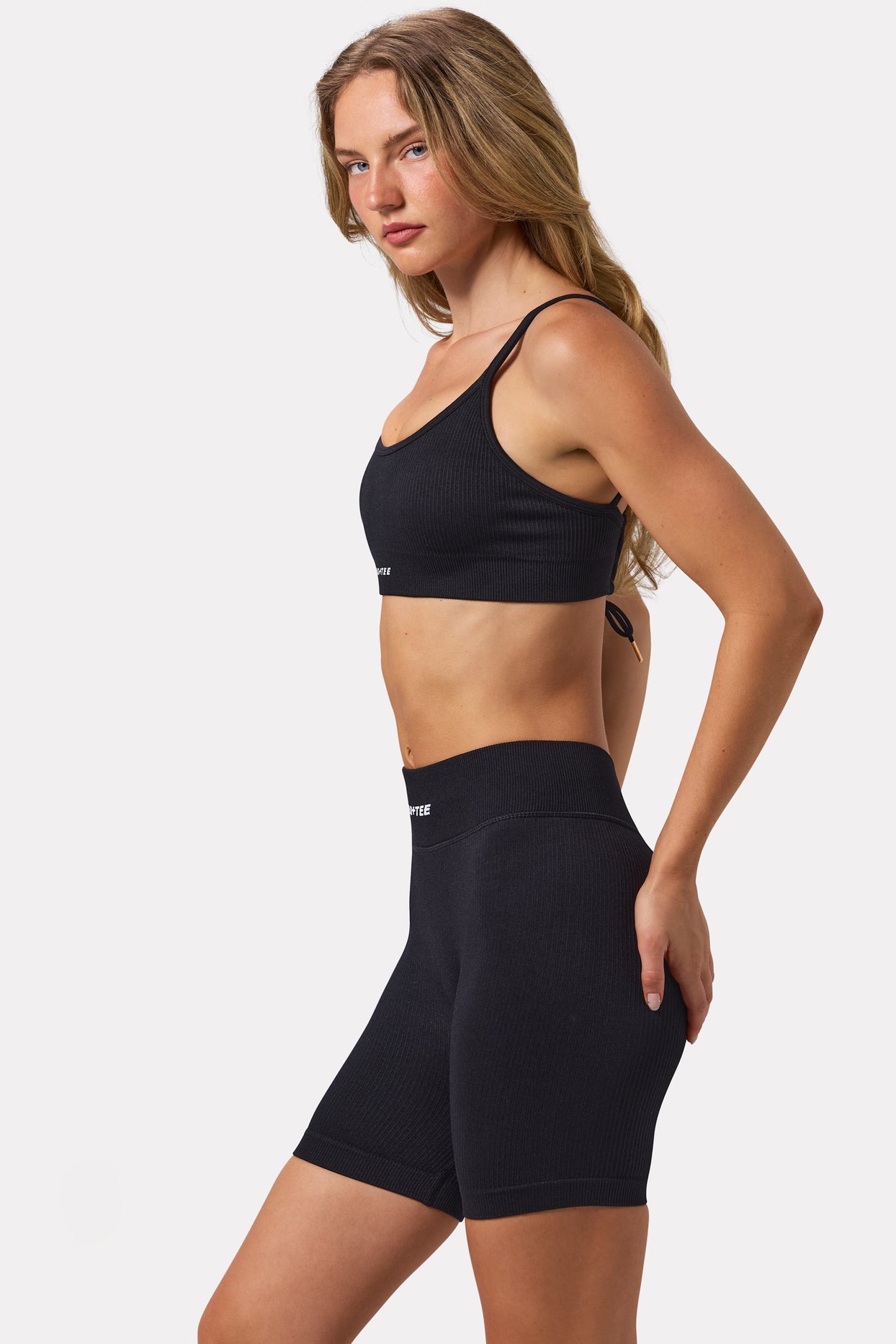 FlexiRib Biker Shorts in Black - 3