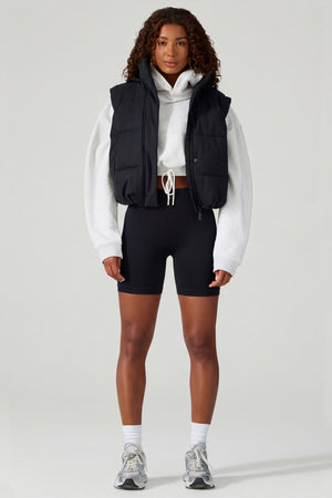 Super Sculpt Seamless Biker Shorts in Black