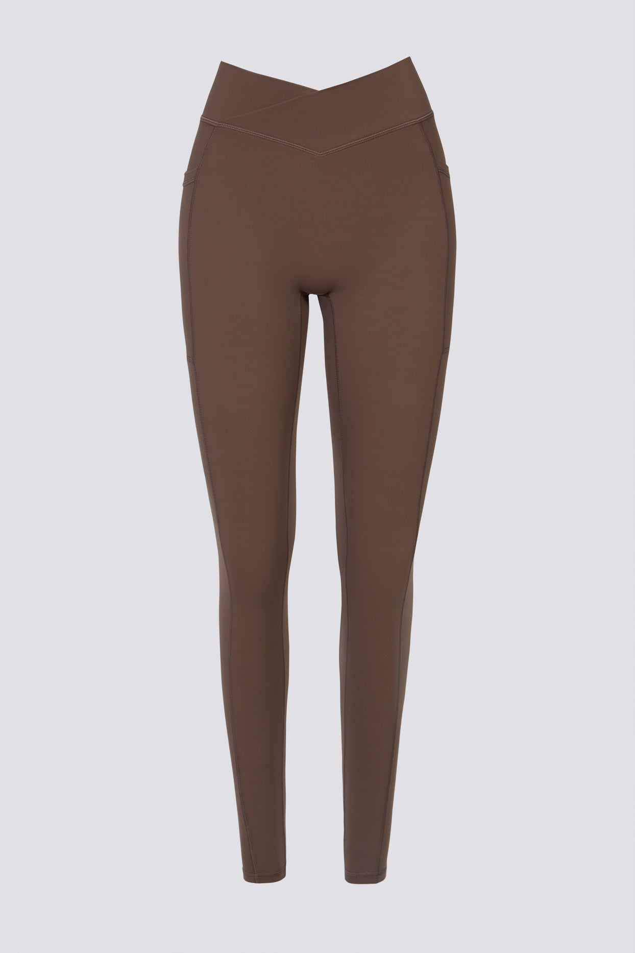 Soft Active Full-Length Leggings in Cocoa - 2