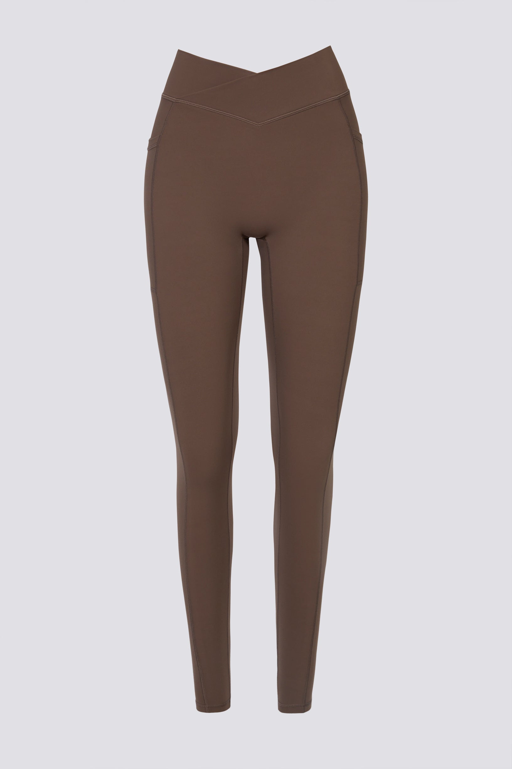 Soft Active Full-Length Leggings in Cocoa - 2