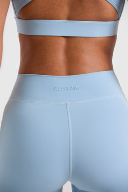Mini Shorts with Pockets in Ice Blue