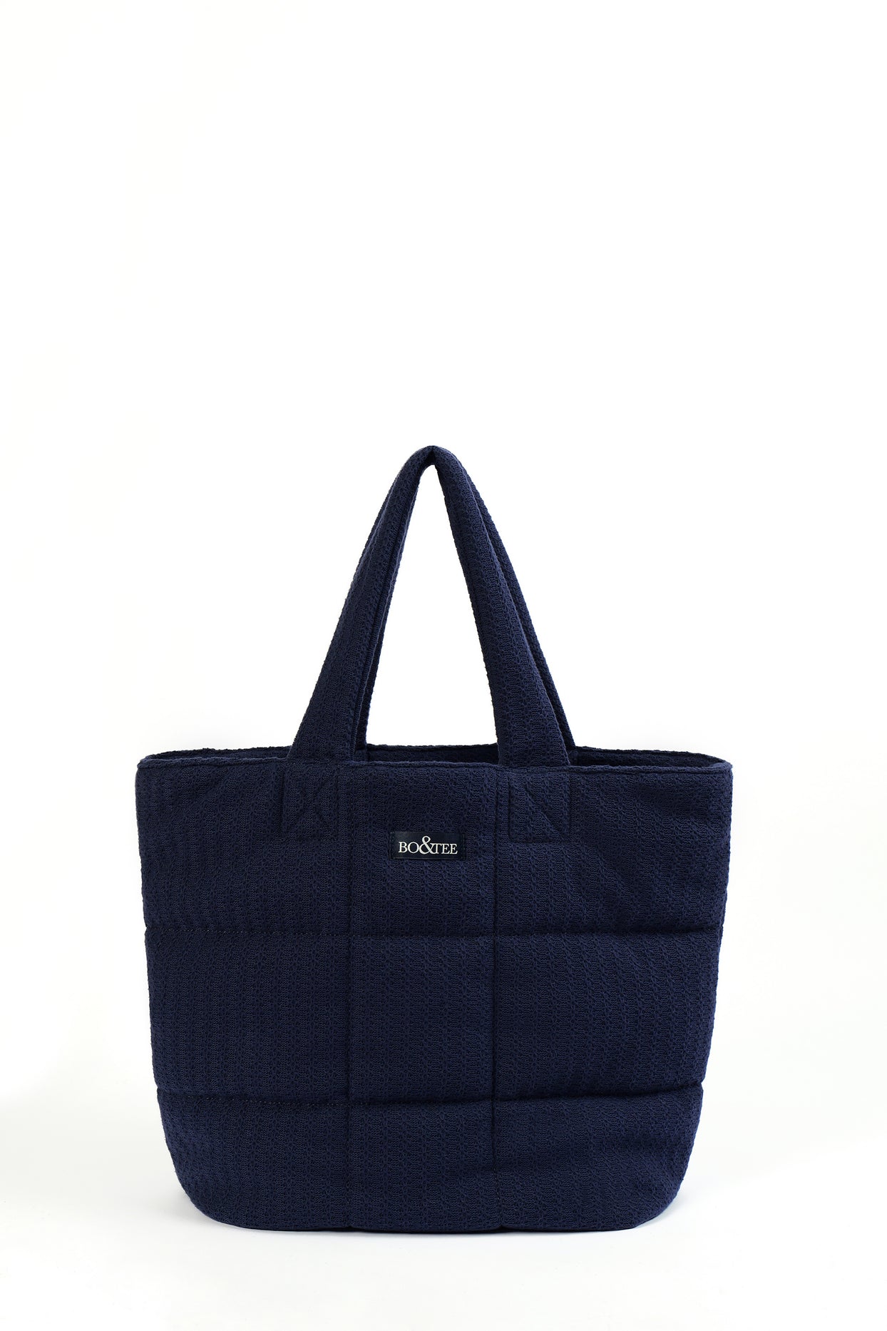 Three Totebag Set - Shimmer Navy Yoga - Puffer Tote & Medium Pack