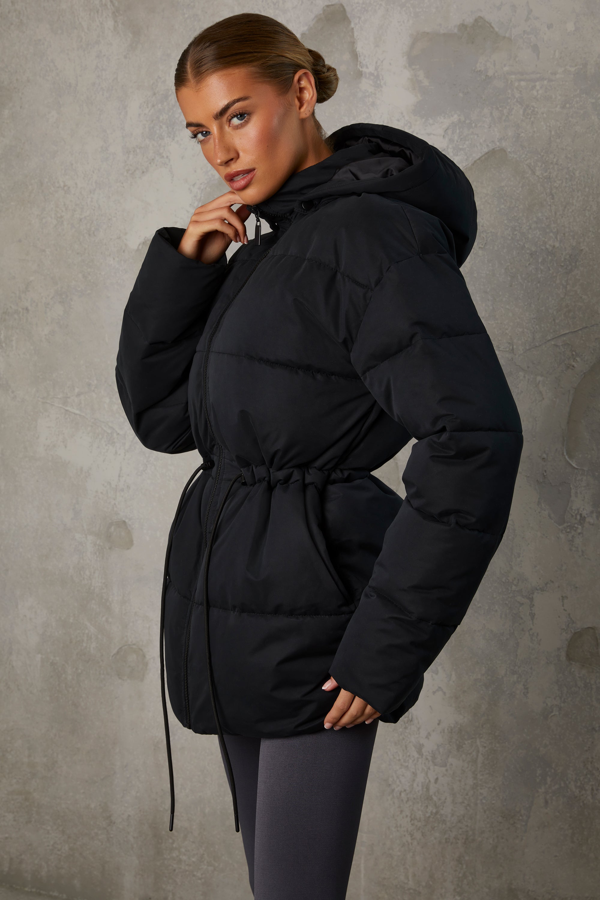 Mid length sales down coat