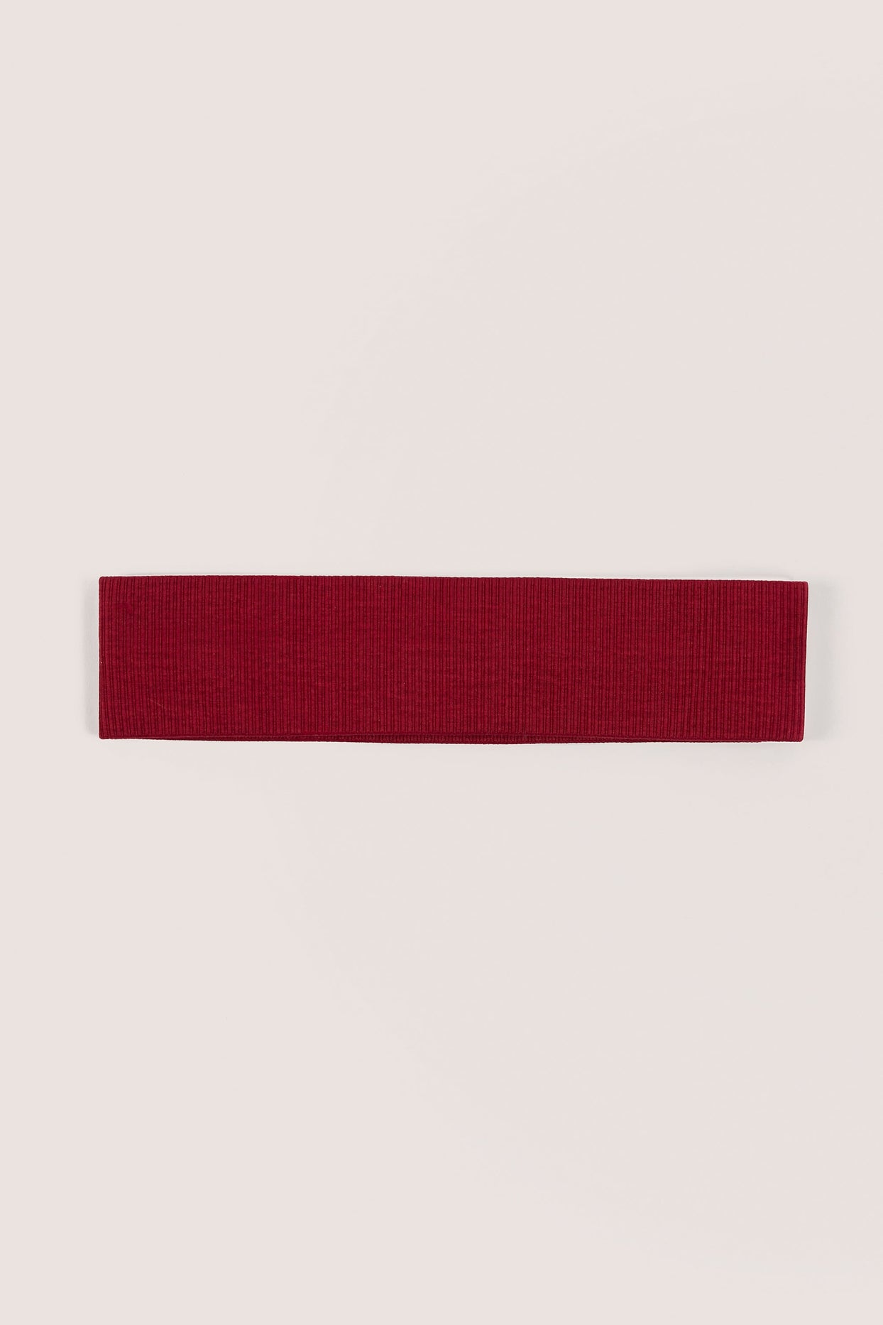 Seamless Rib Define Luxe Headband in Raspberry