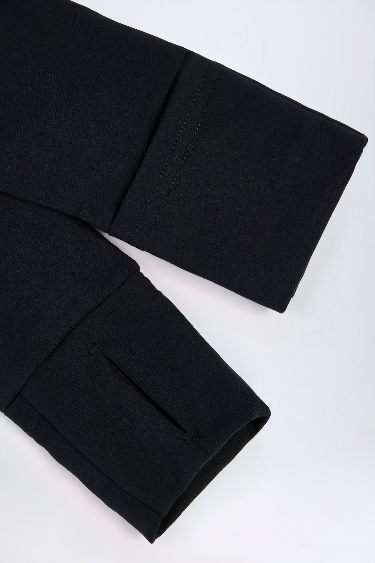 Soft Active Hooded Mid-Layer Jacket in Black - 6