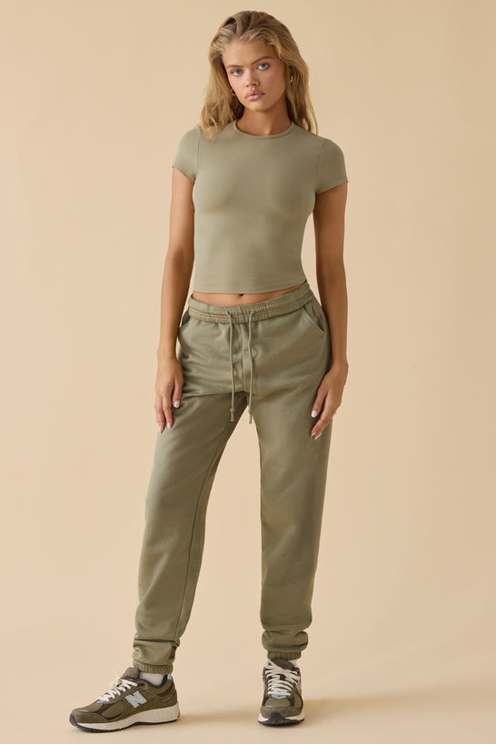 Soft Active Short Sleeve Tee in Soft Olive