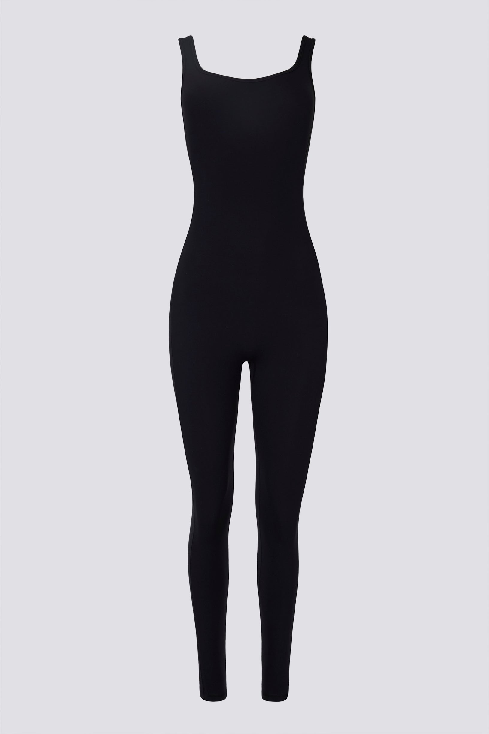 Soft Active Backless Jumpsuit in Black - 2